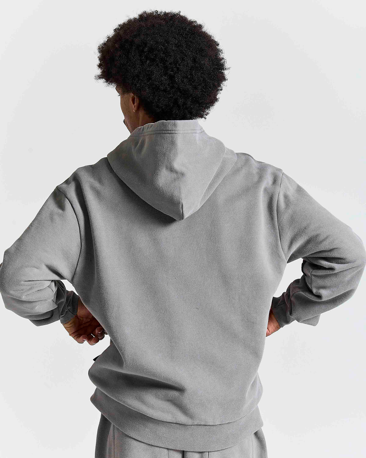 Inkfall Oversized Zip Hoodie - Grey/Black/Camo