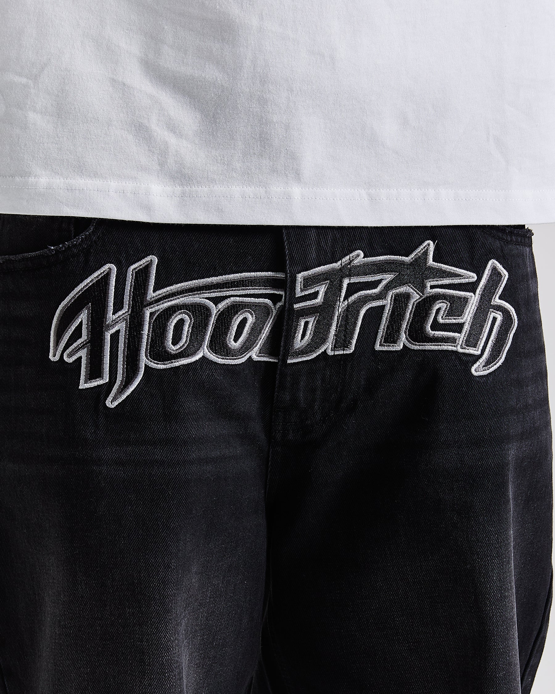 Galaxy Denim Shorts - Black