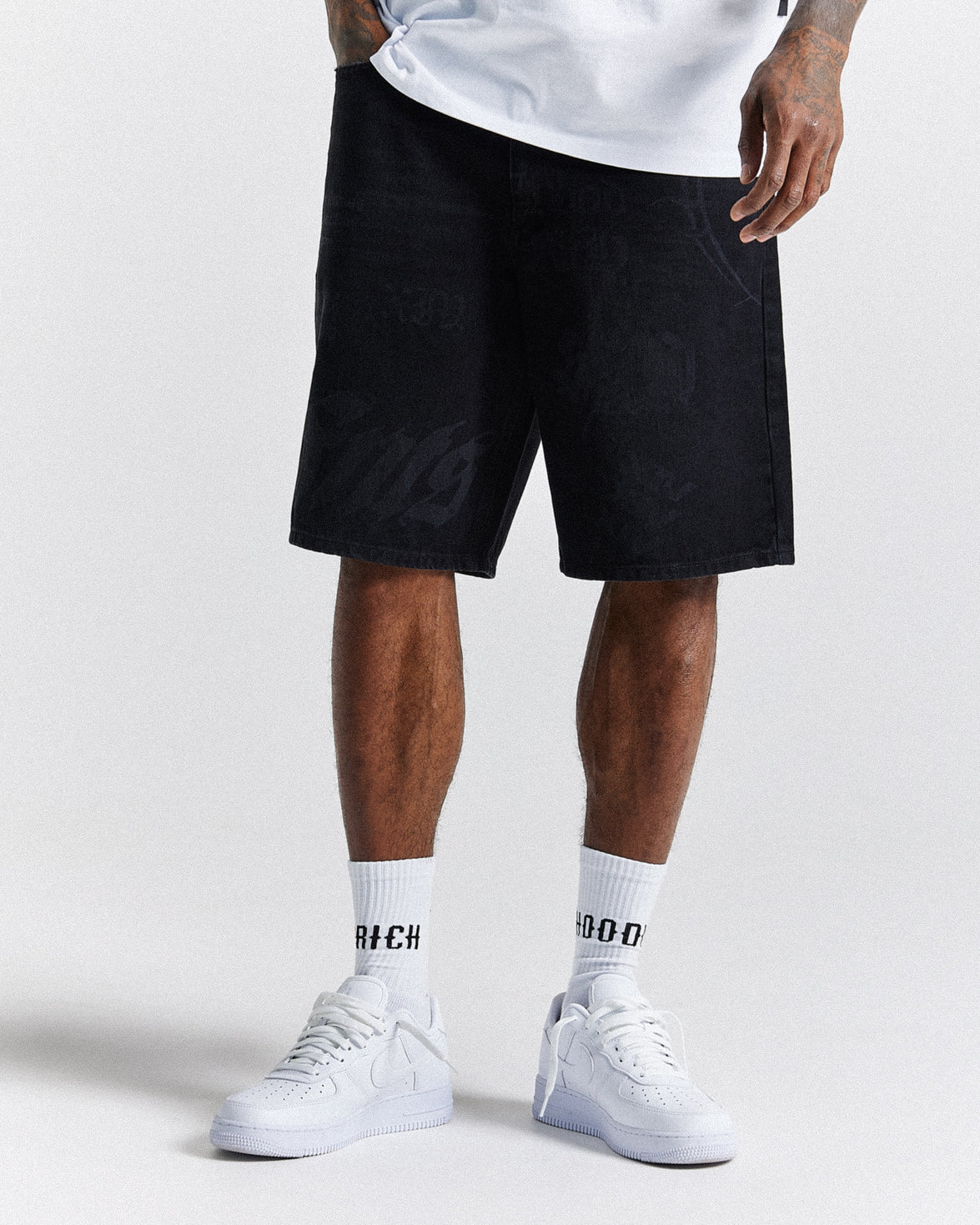 Chroma Denim Shorts - Black