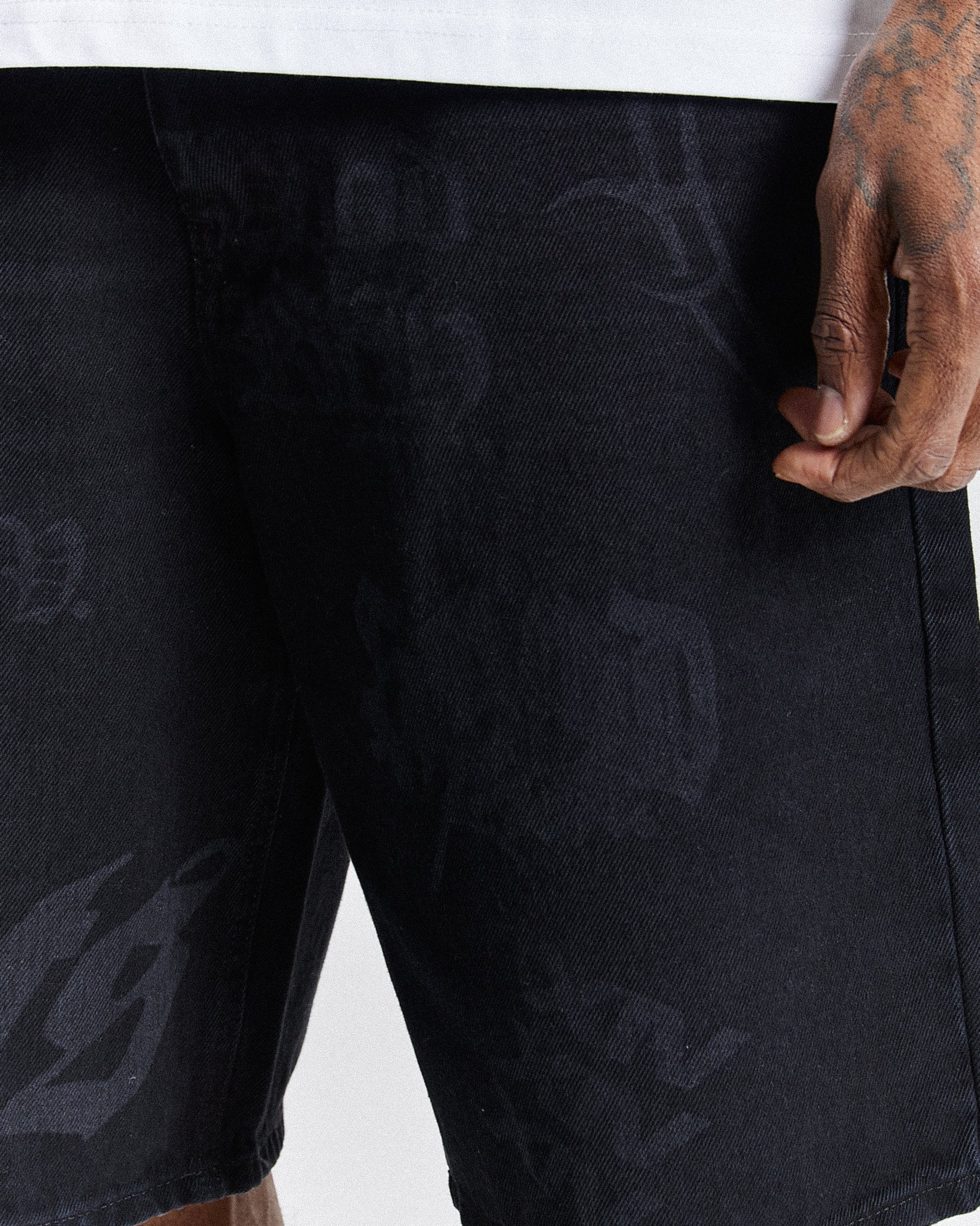 Chroma Denim Shorts - Black