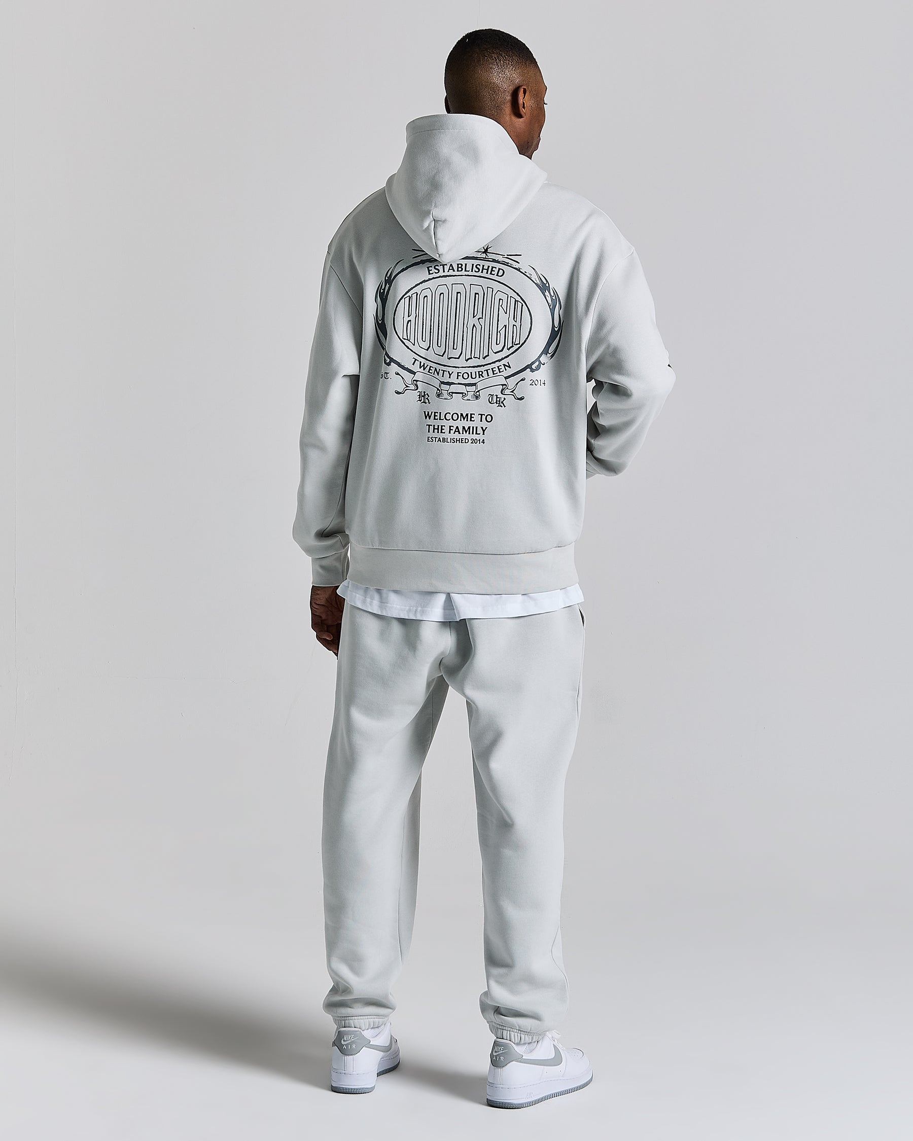 Noir Oversized Jogger - Light Grey/Black