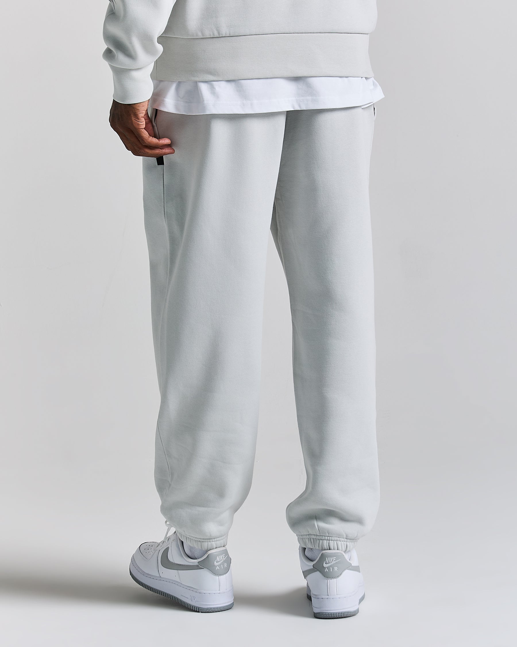 Noir Oversized Jogger - Light Grey/Black