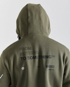 Caliber Hoodie - Khaki/White