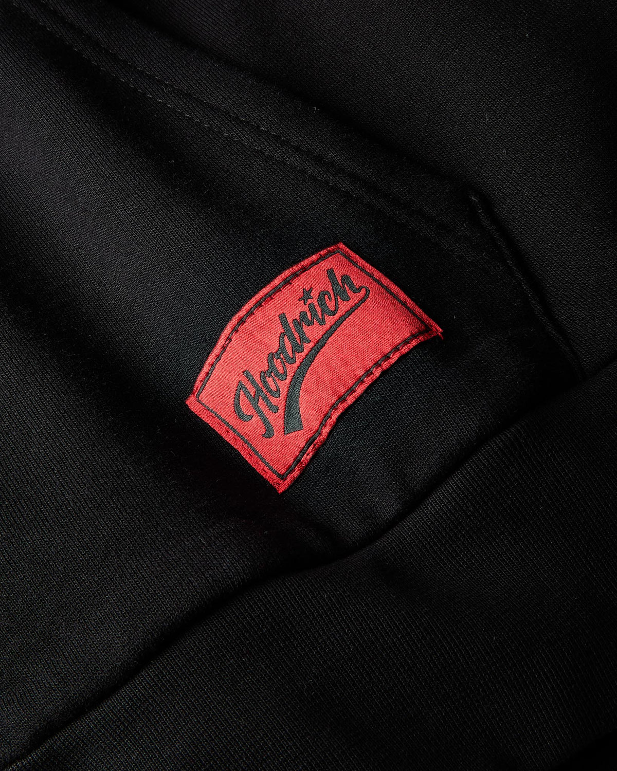 Meteor Oversized Zip Hoodie - Black/White