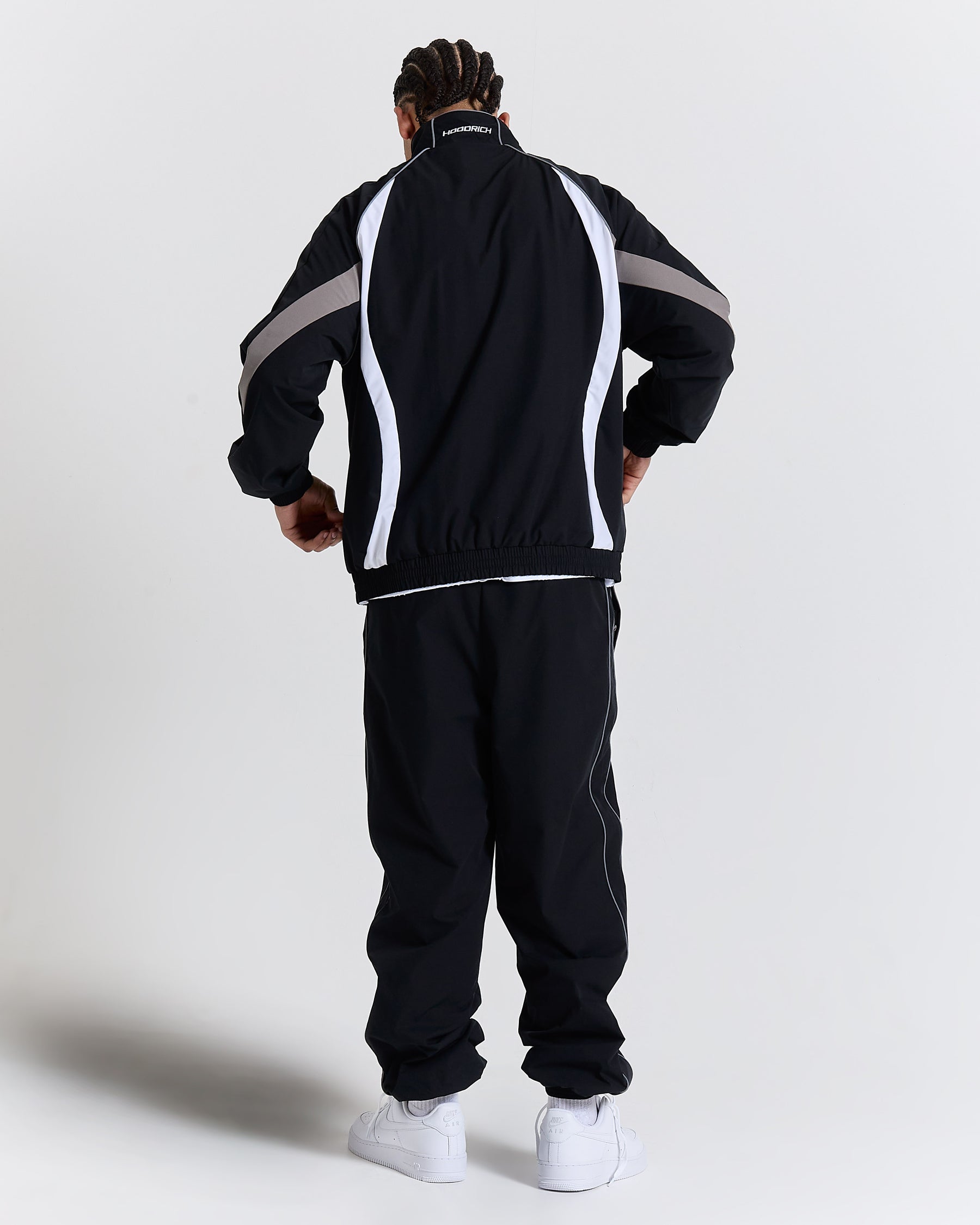 Glide Away Football Shell Jacket - Black