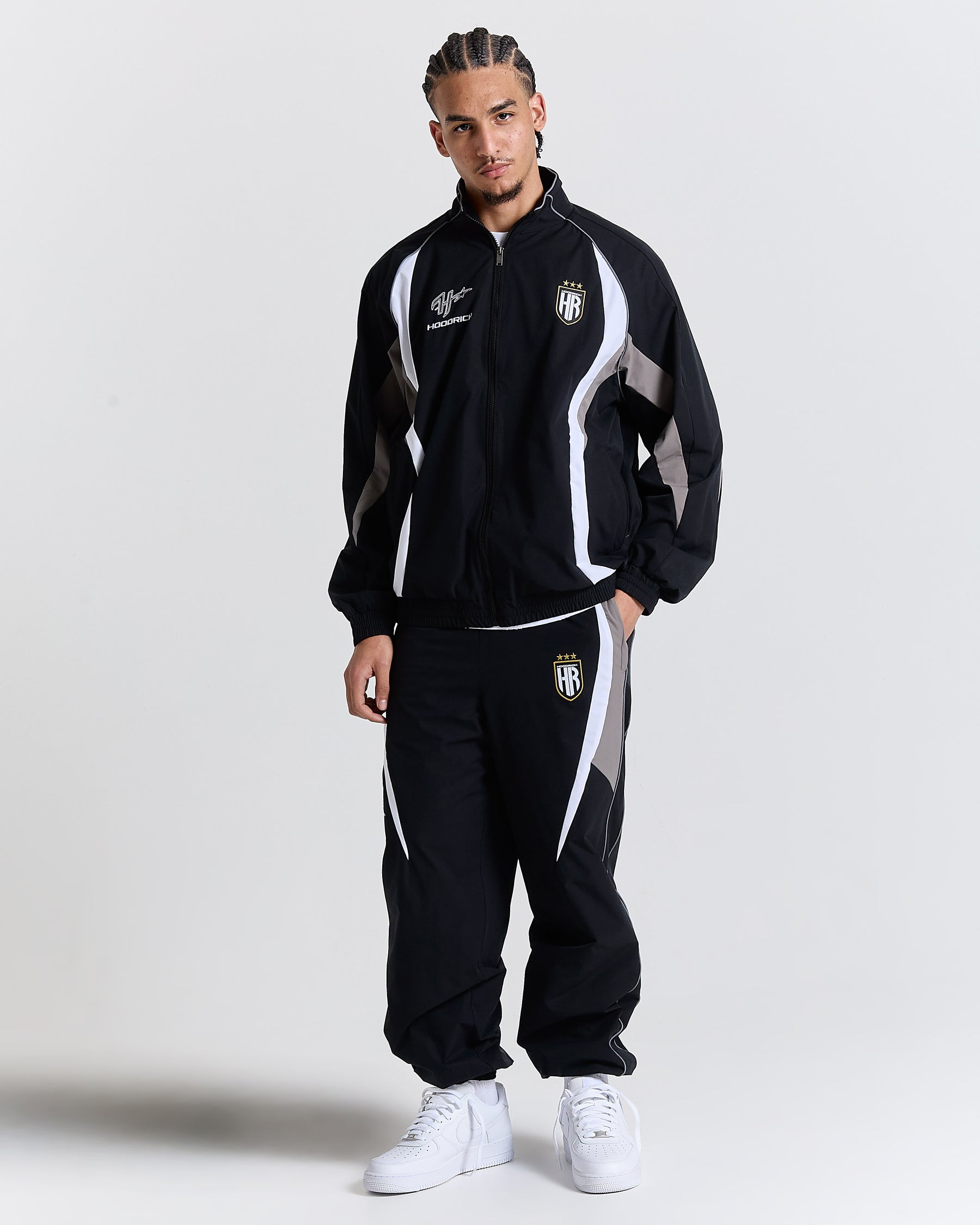 Glide Away Football Shell Jacket - Black