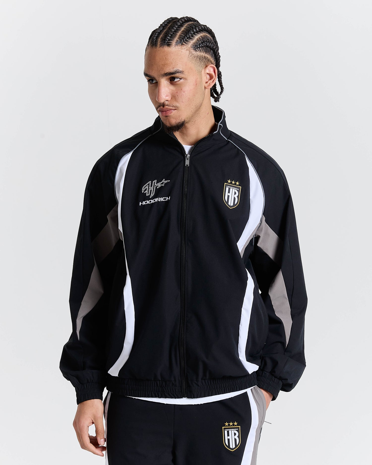 Glide Away Football Shell Jacket - Black