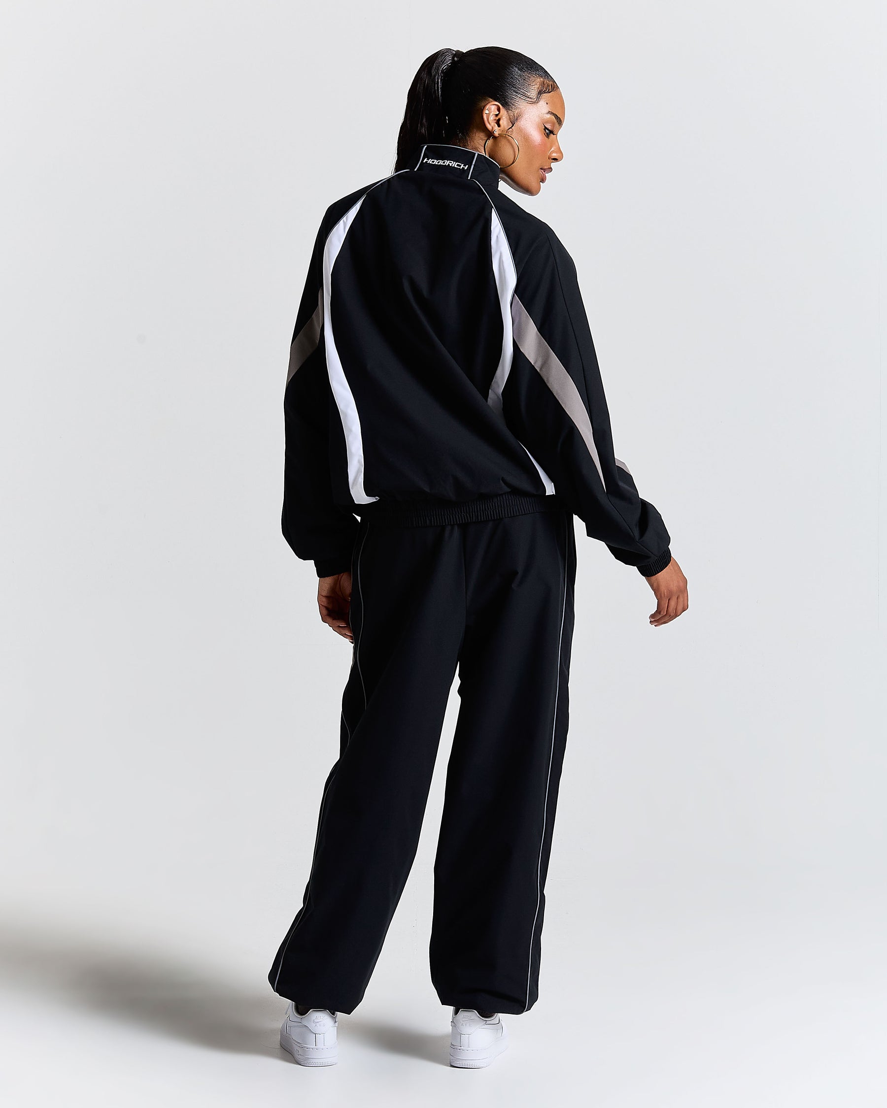 Glide Away Football Shell Jacket - Black