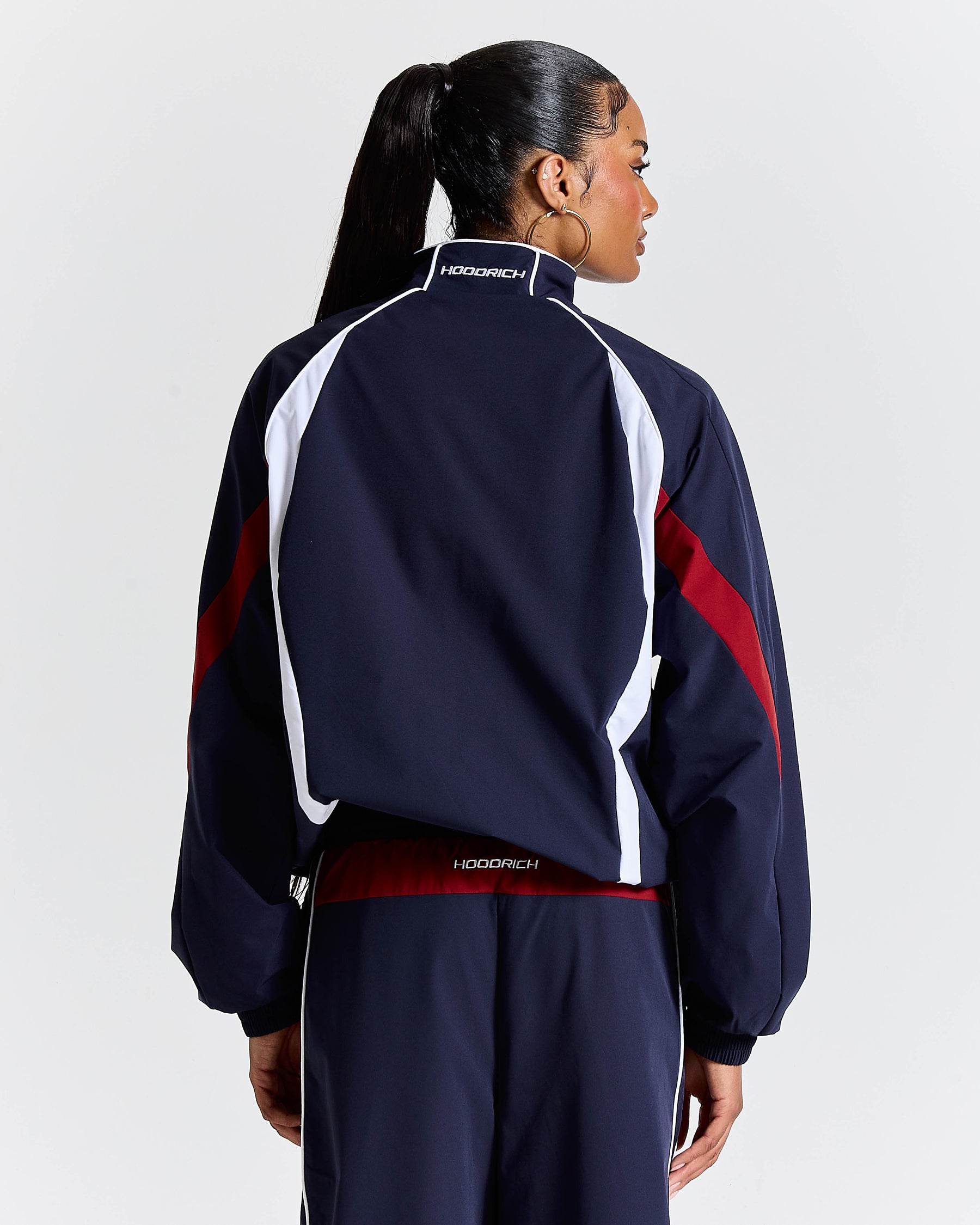 Glide Away Football Shell Jacket - Navy