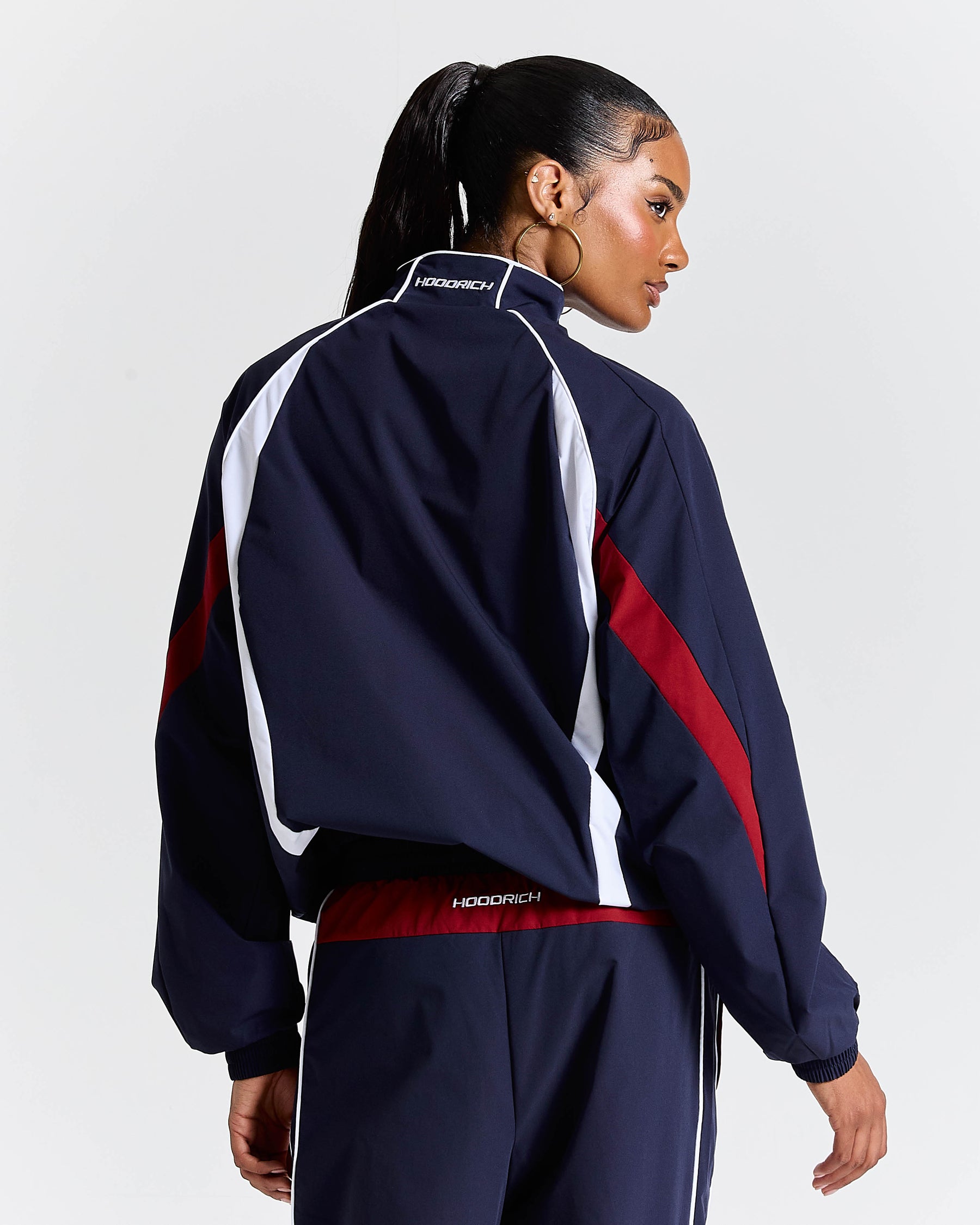 Glide Away Football Shell Jacket - Navy