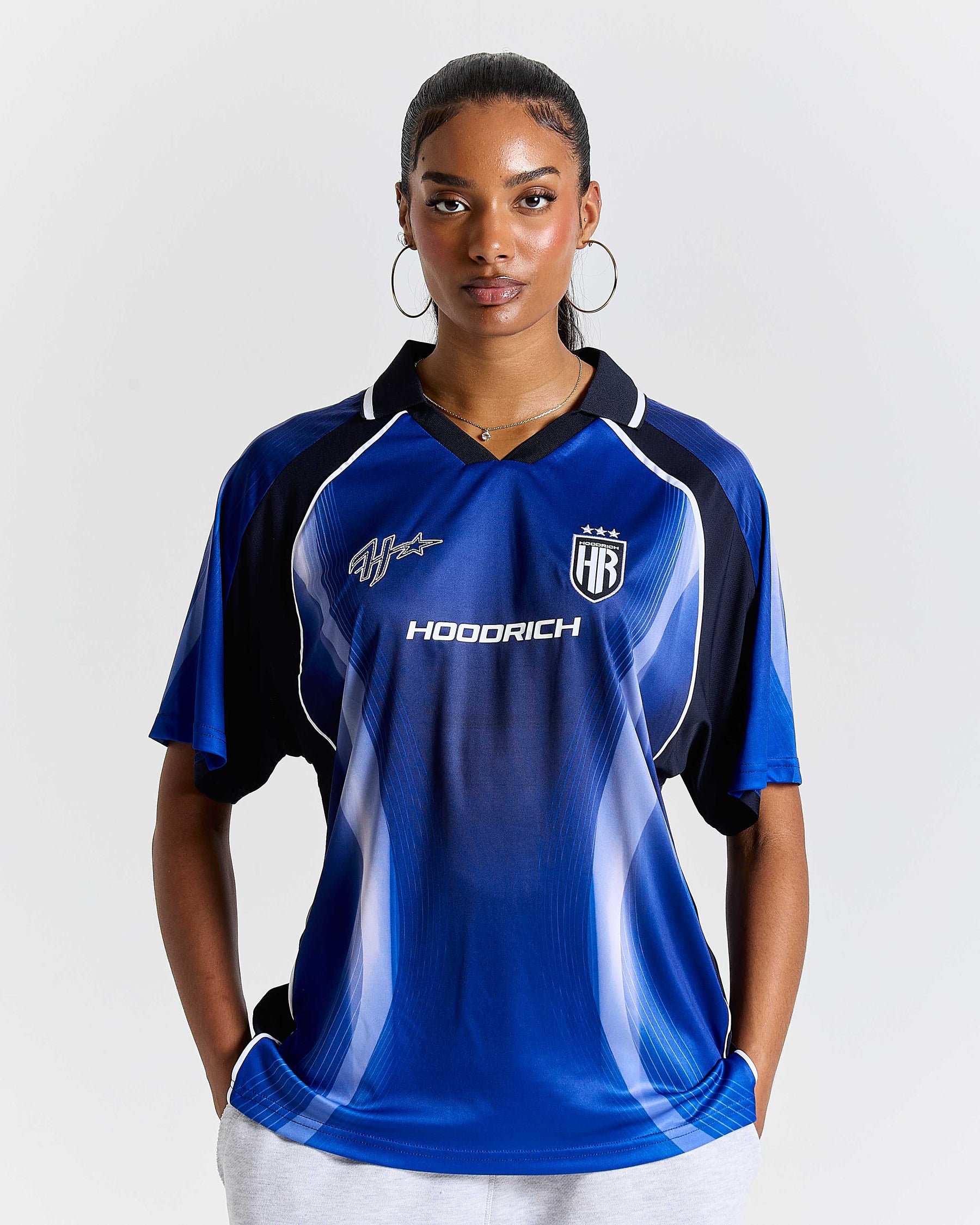 Glide Away Football Kit Shirt - Blue