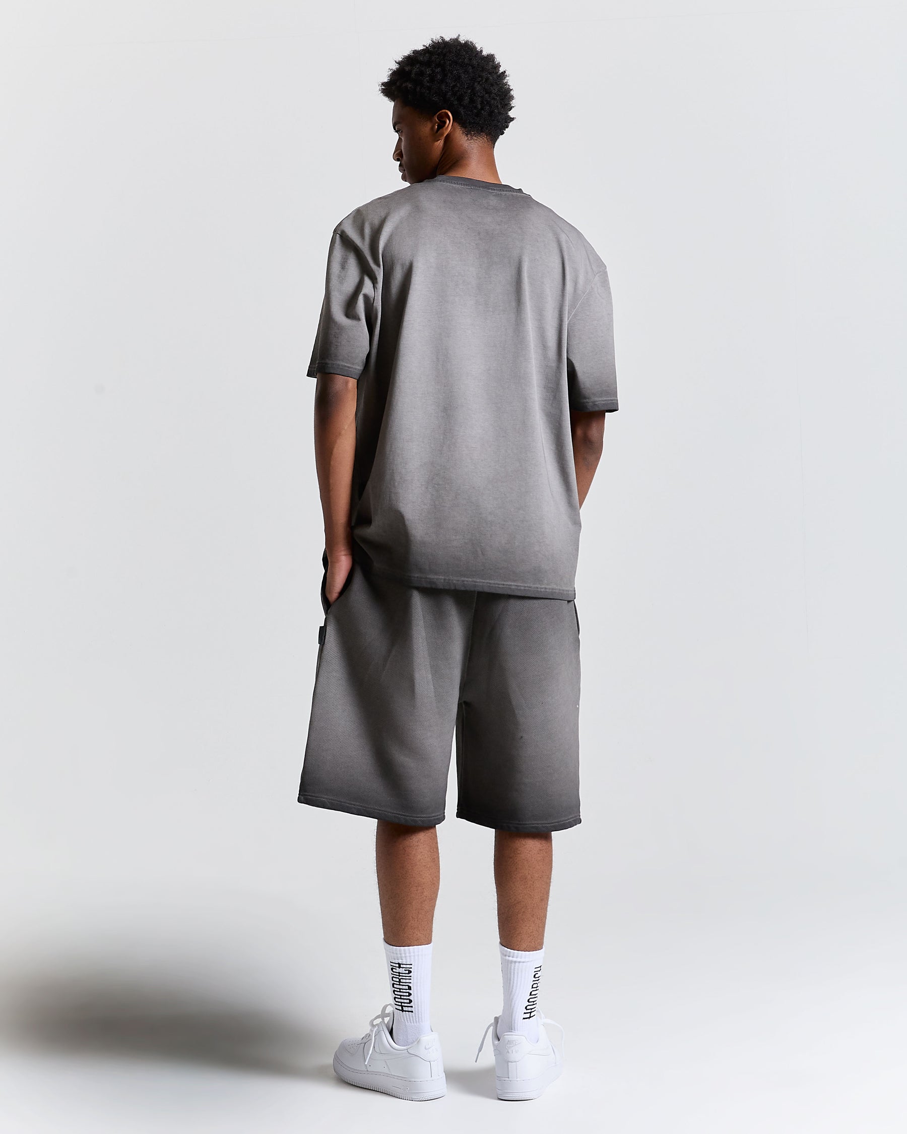 Ghost Oversizded T Shirt - Black Oil Wash