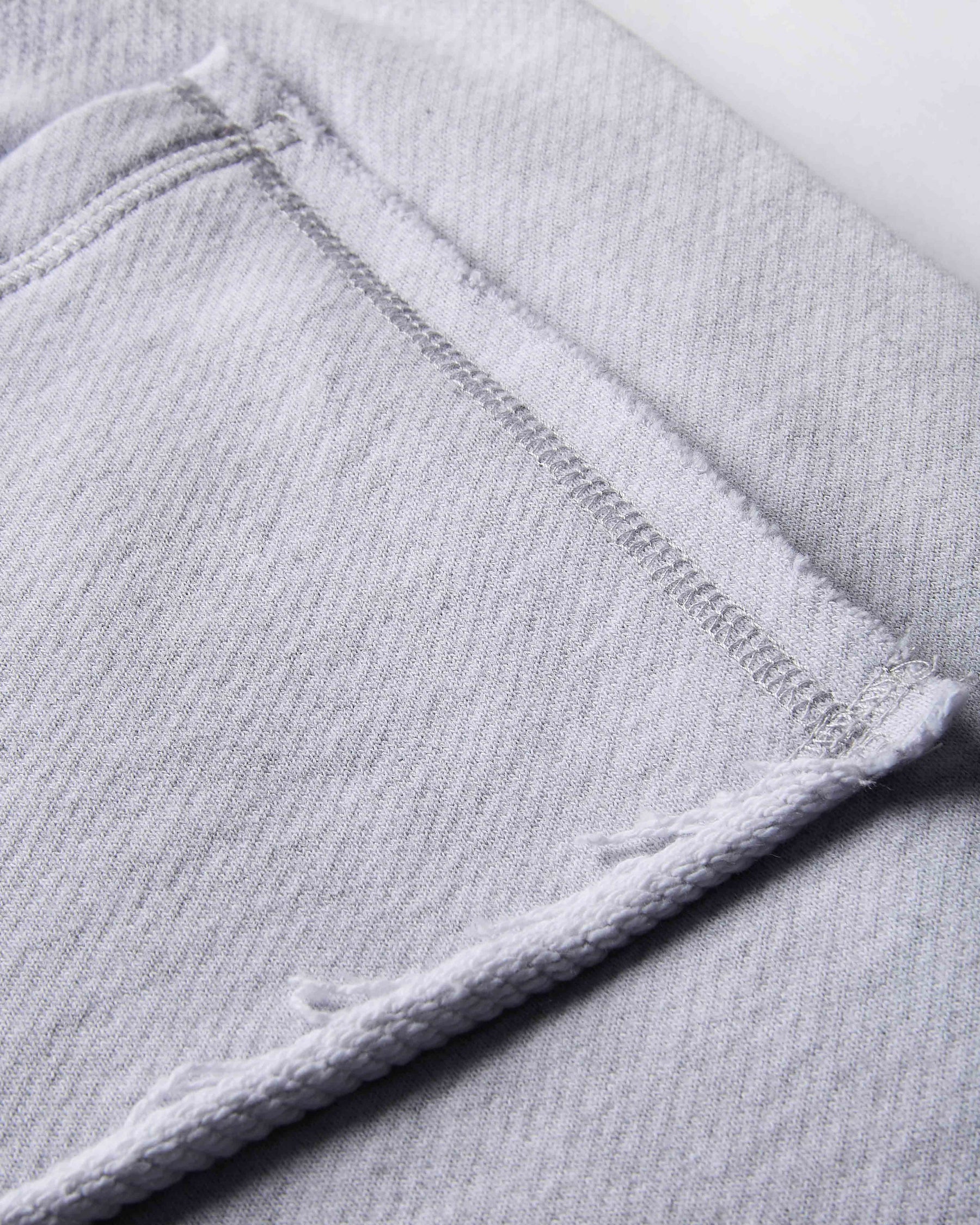 Fray Wide Leg Jogger - Grey Marl