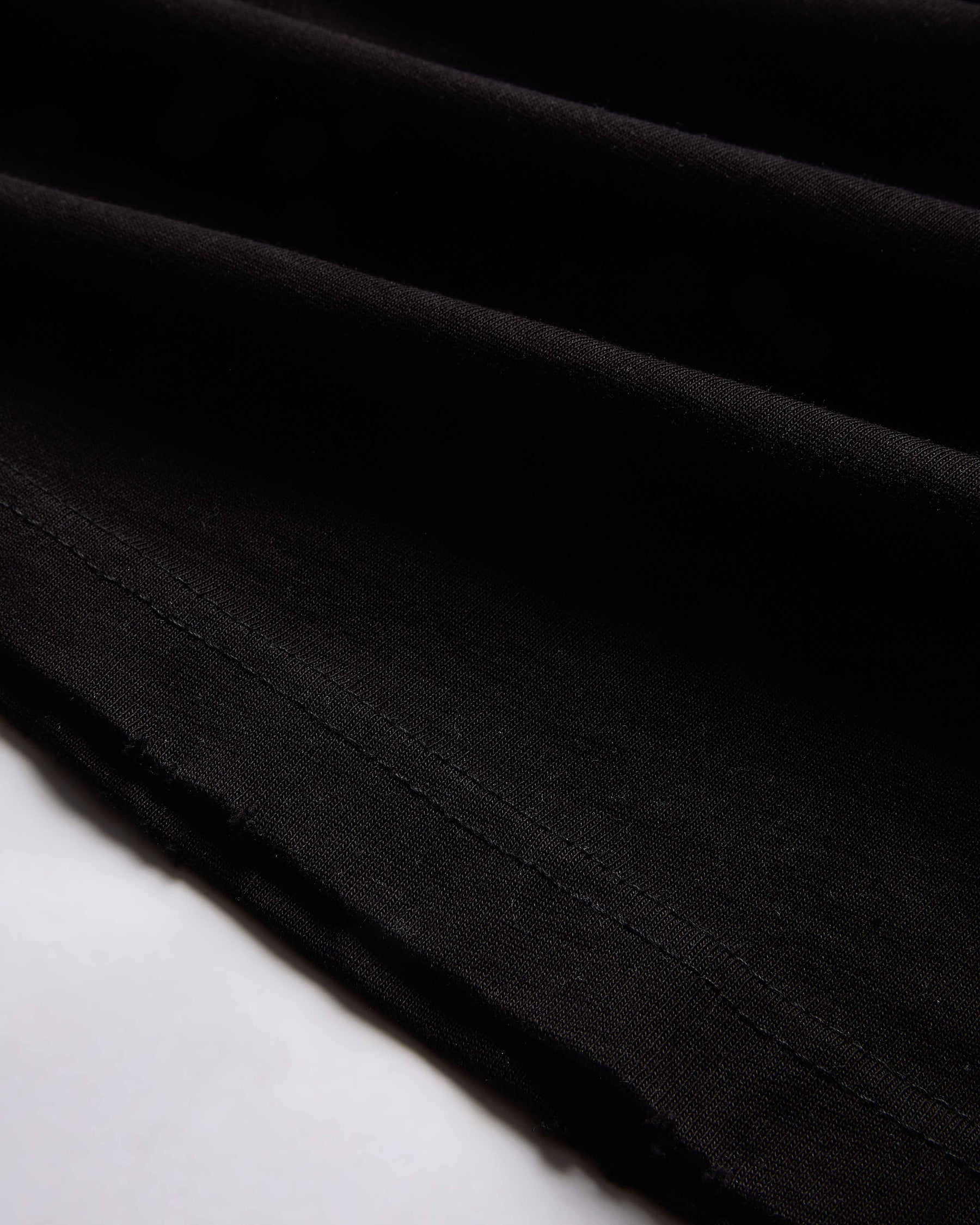 Fray Regular Fit Tee - Black