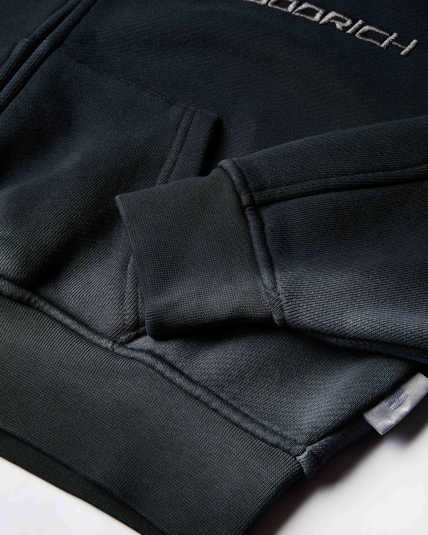 Women's Ghost Boxy Fit Zip Hoodie - Black
