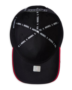 Scripture 5 Panel Cap - Black/Red/Grey