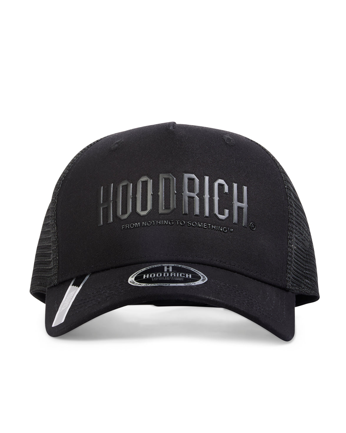 Chromatic 5 Panel Trucker Cap - Black