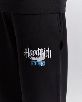 Rise Joggers - Black/White/Blue