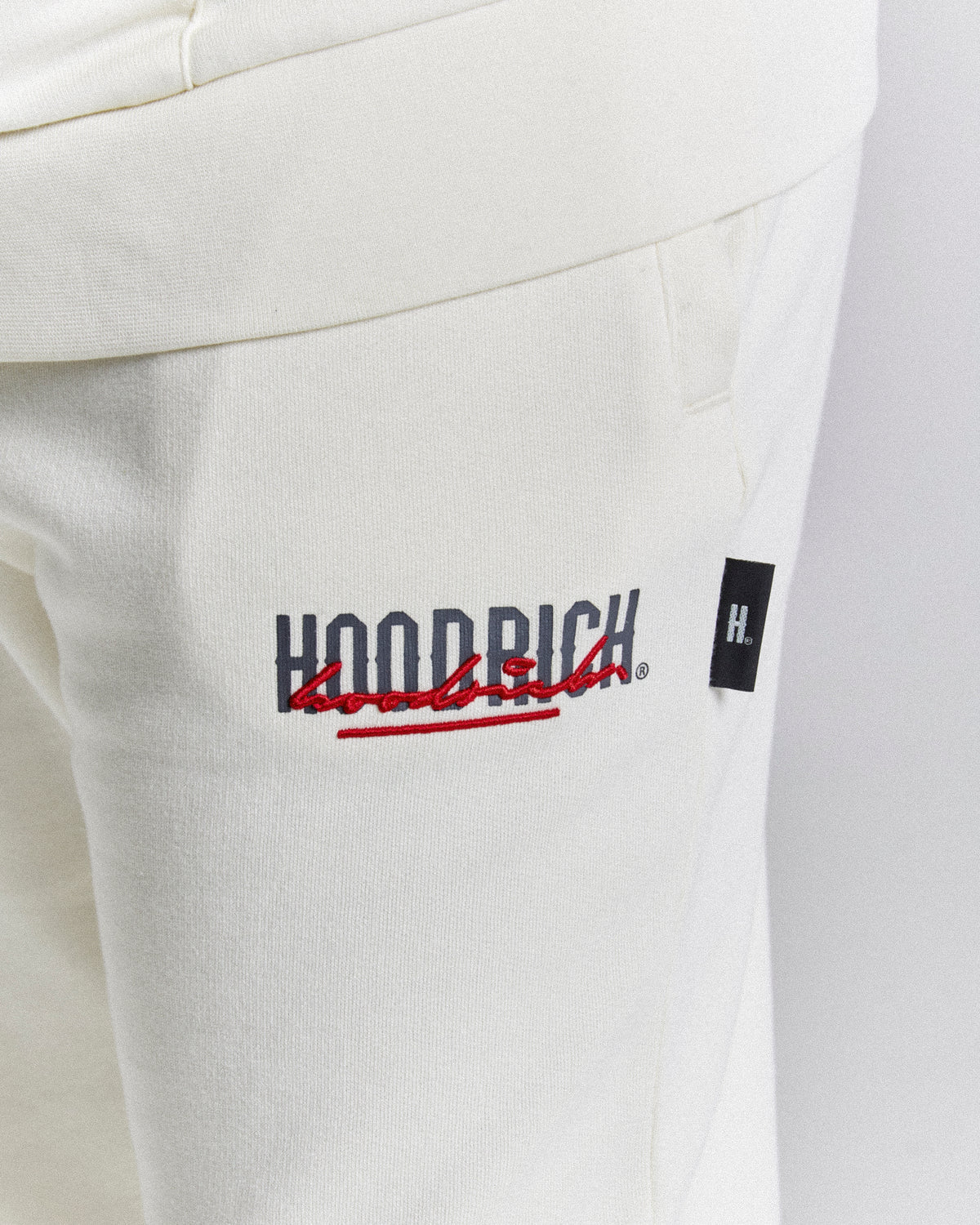 Fusion Joggers - Off White/Grey/Red