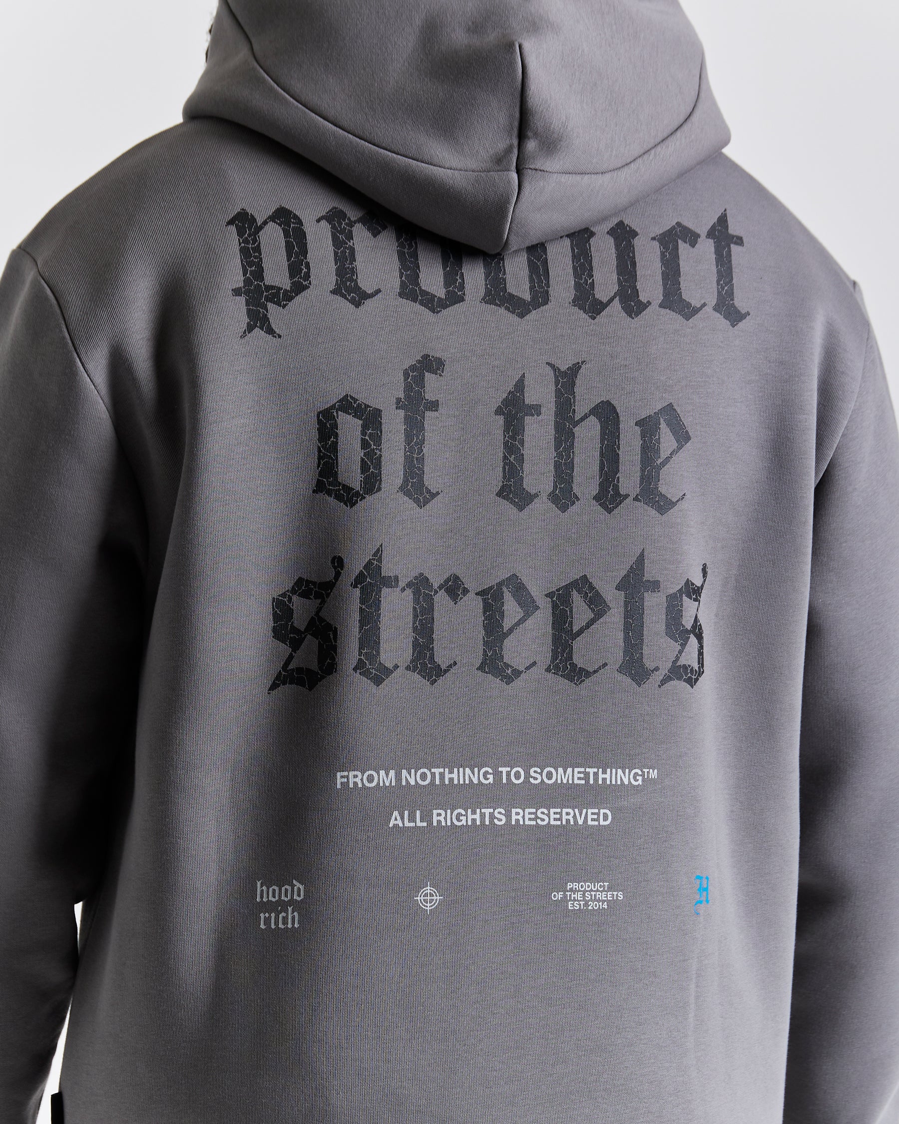 Shadow Hoodie - Grey/Black/Blue