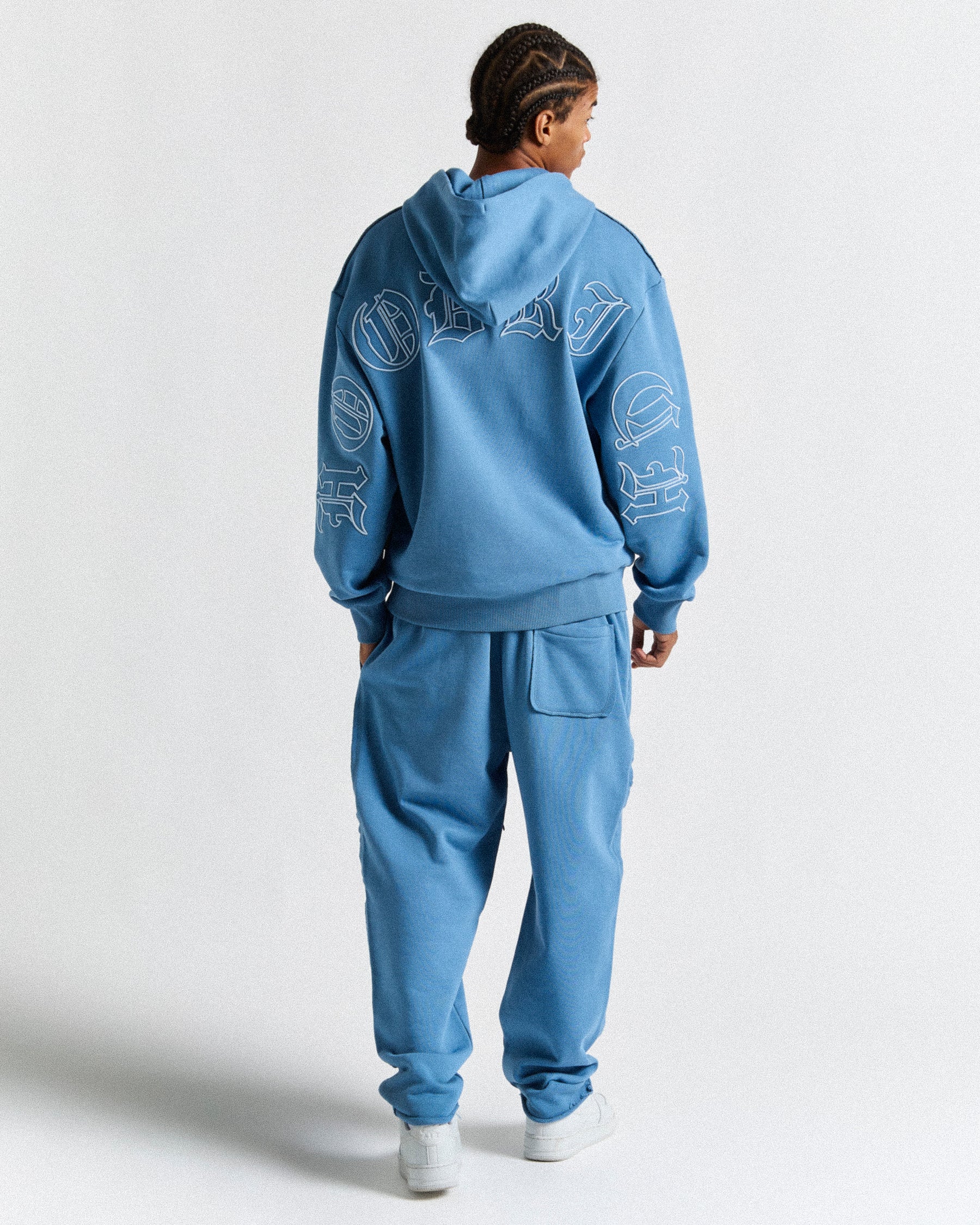 Helix Oversized Hoodie - Blue