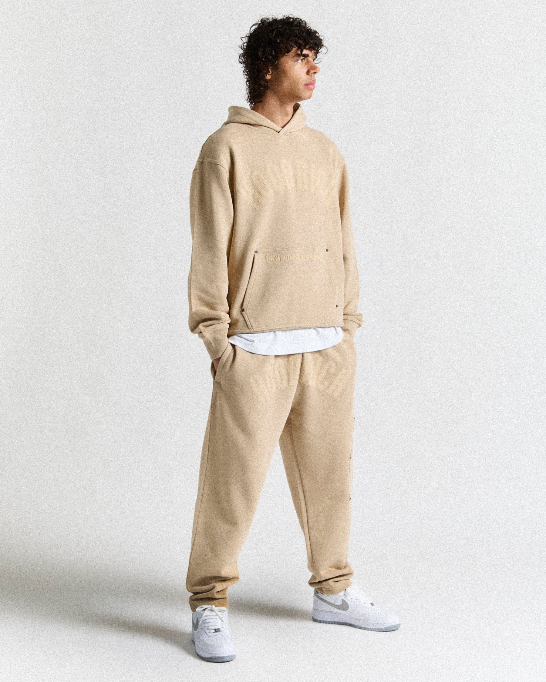 Crafter Oversized Hoodie - Beige