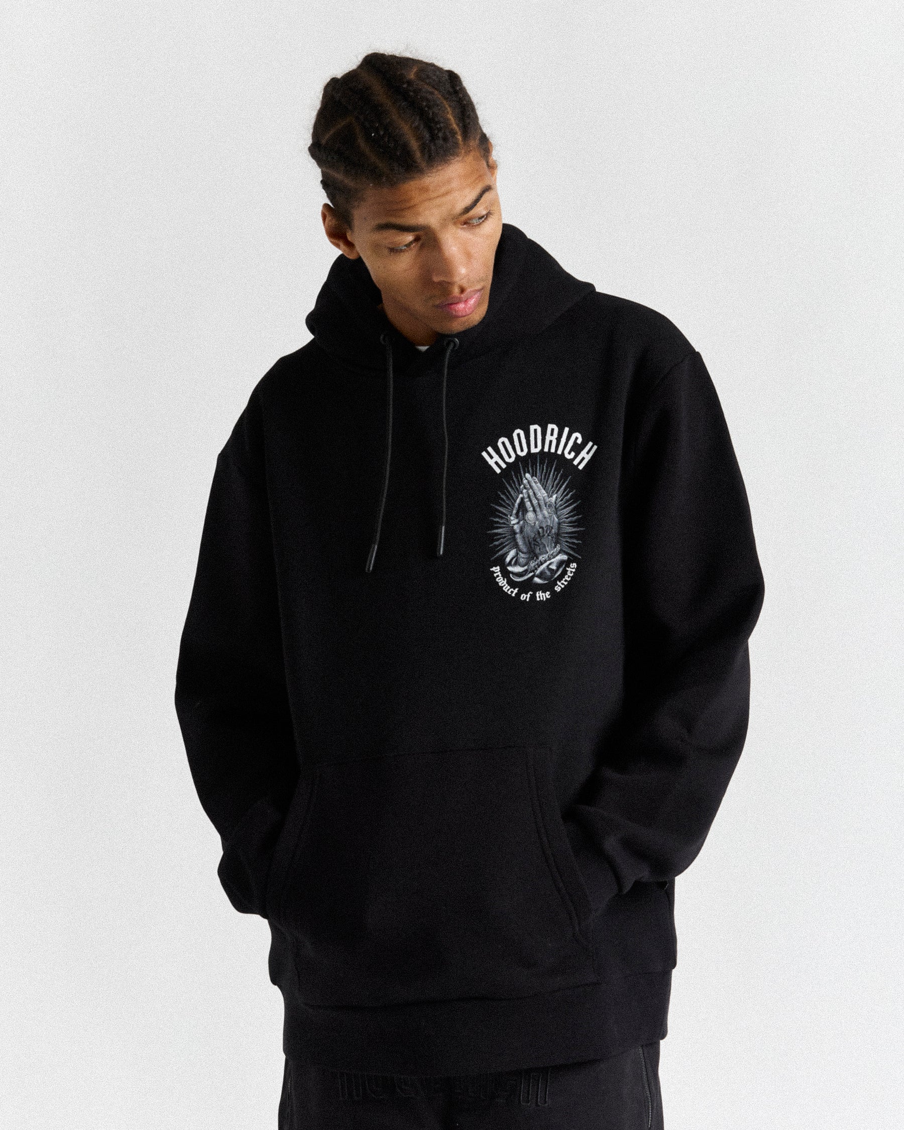 Ritual Backprint Hoodie - Black/White