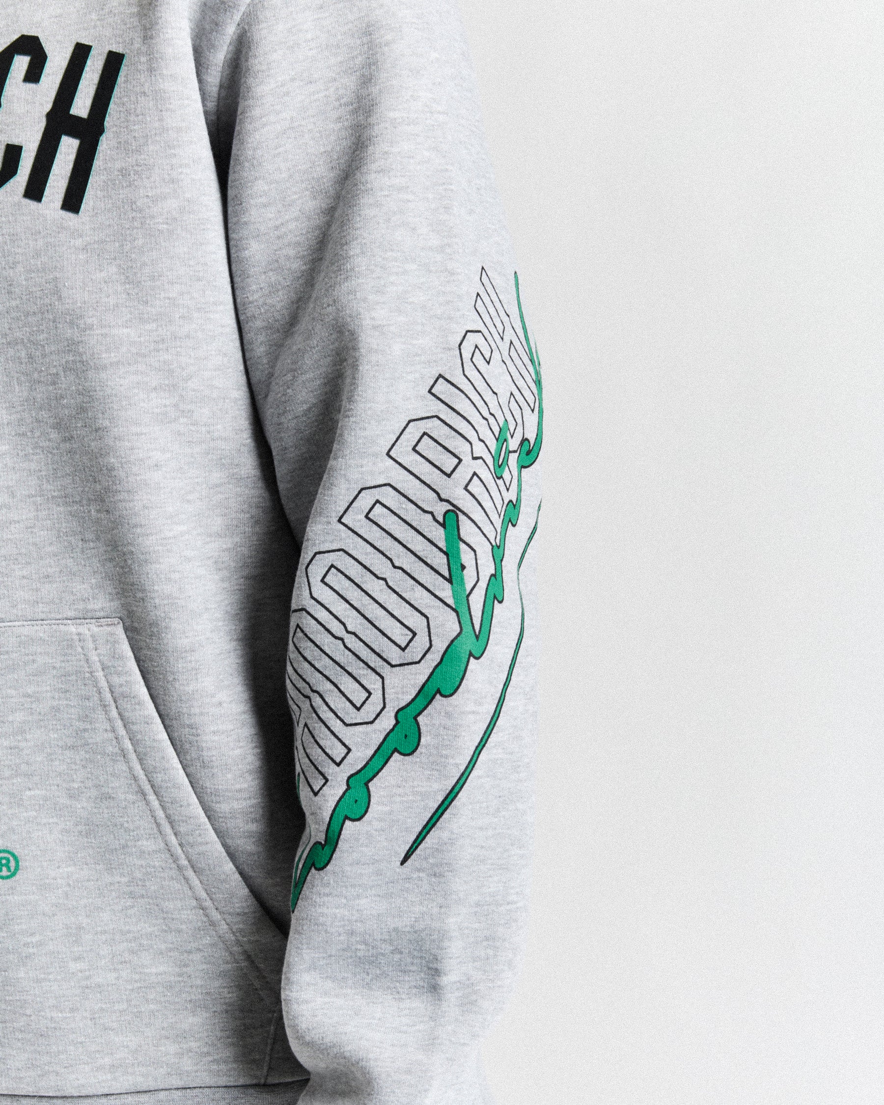 Caliber Hoodie - Grey/Black/Green