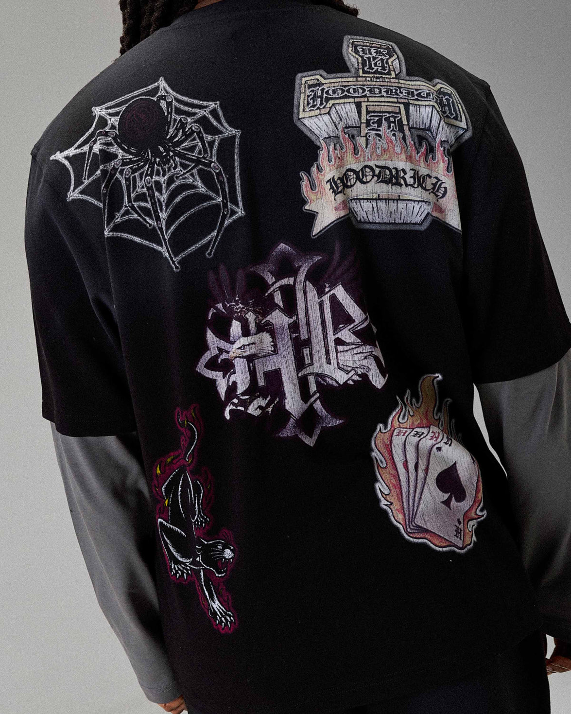 The Winner's Circle Phase Oversized Long Sleeve T-Shirt - Black