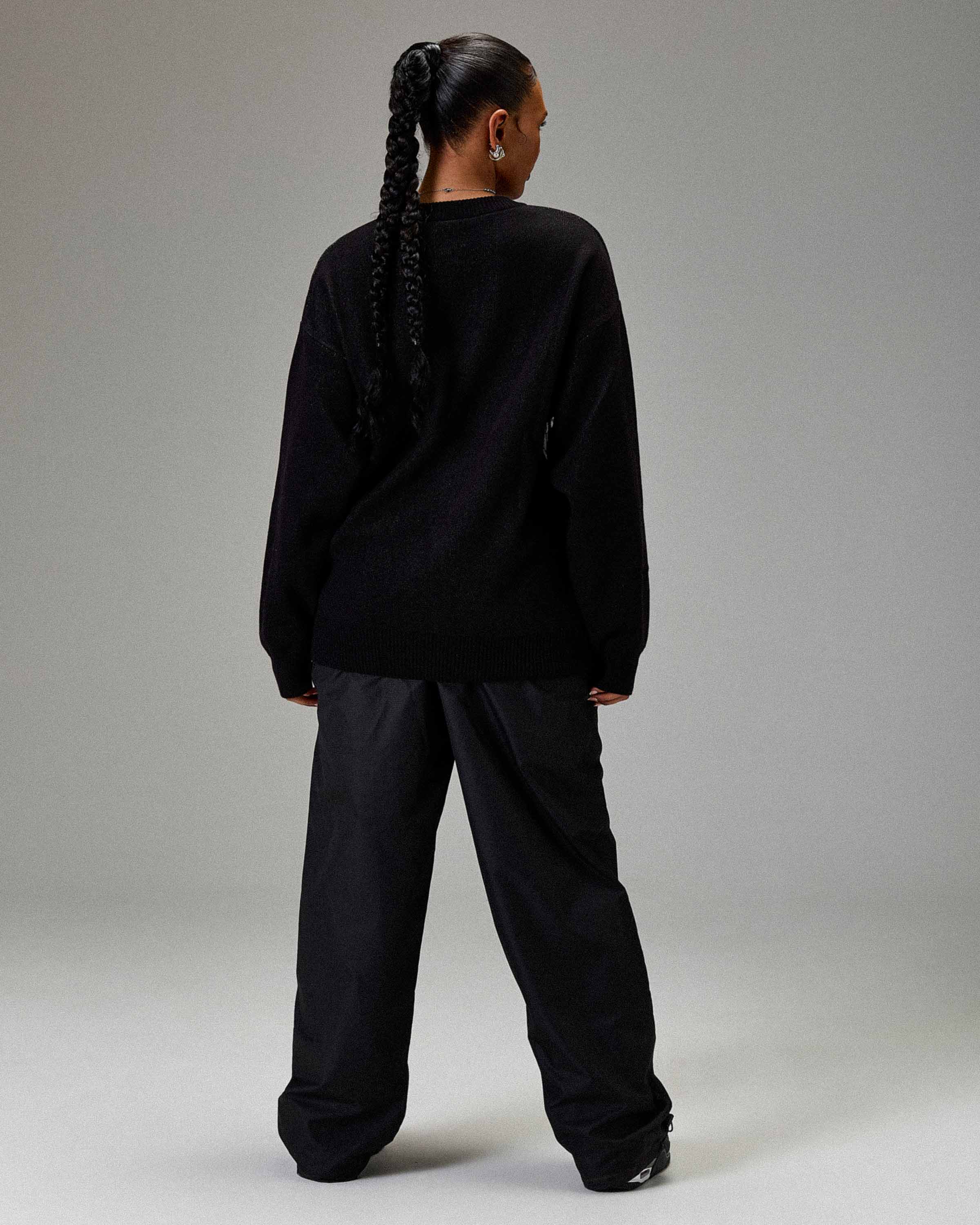 The Winner's Circle Wreckage Knitwear Sweater - Black/white