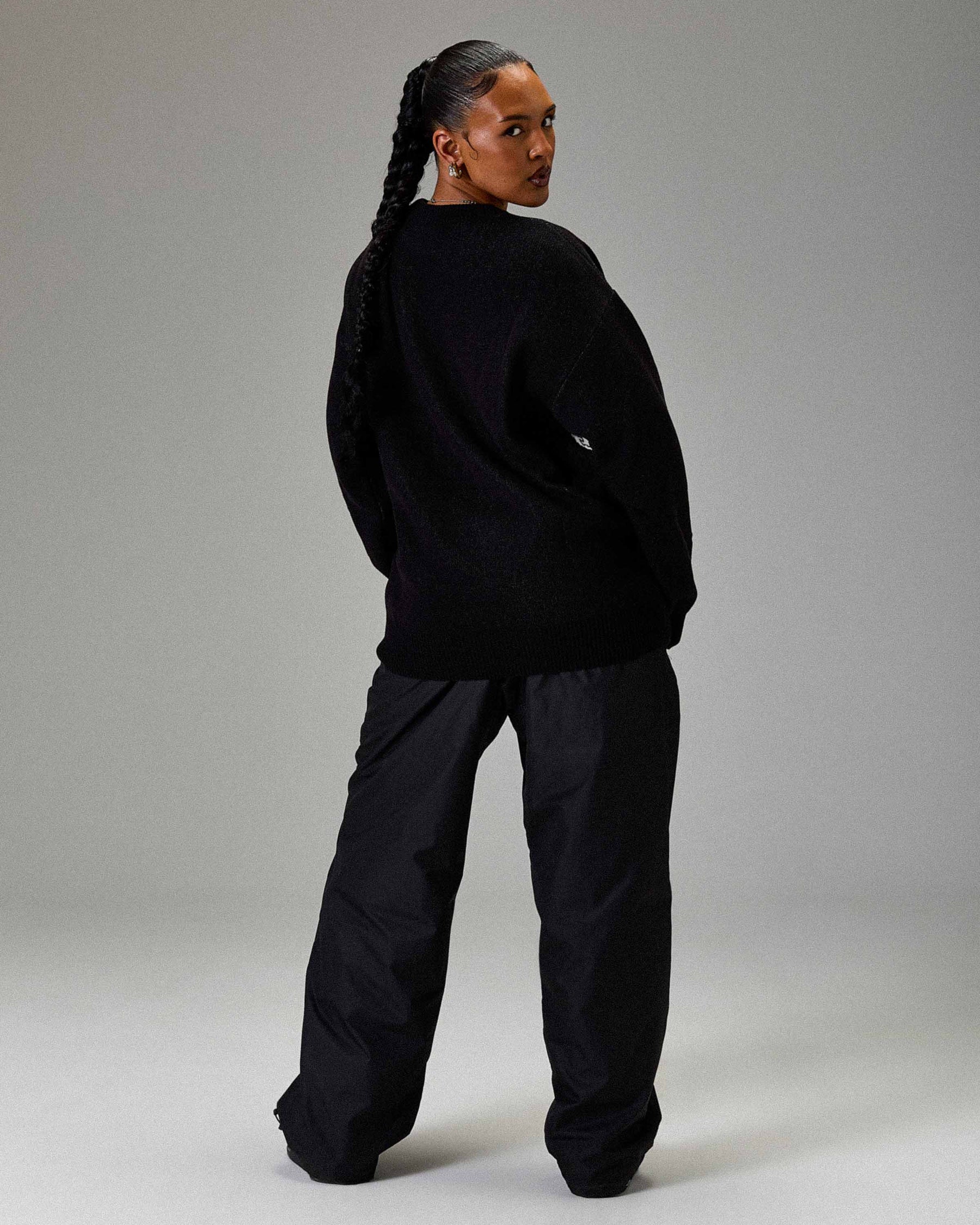 The Winner's Circle Wreckage Knitwear Sweater - Black/white