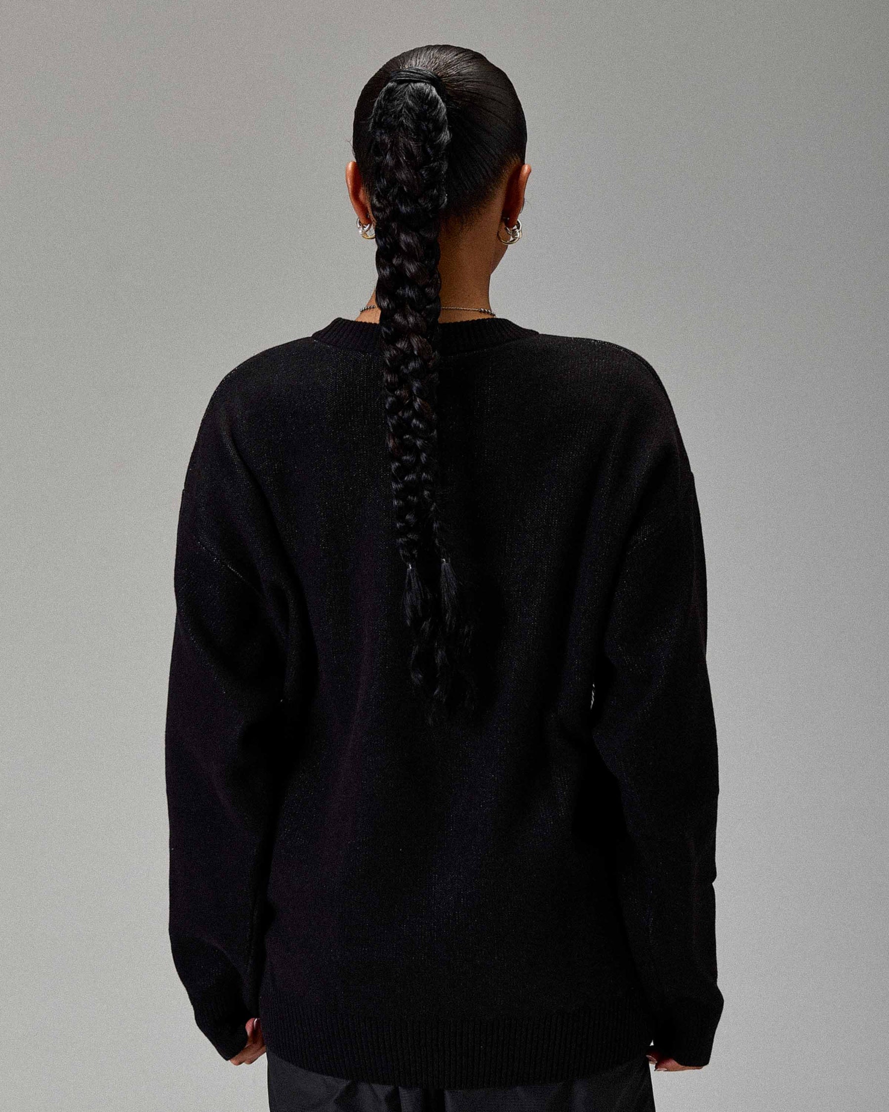 The Winner's Circle Wreckage Knitwear Sweater - Black/white