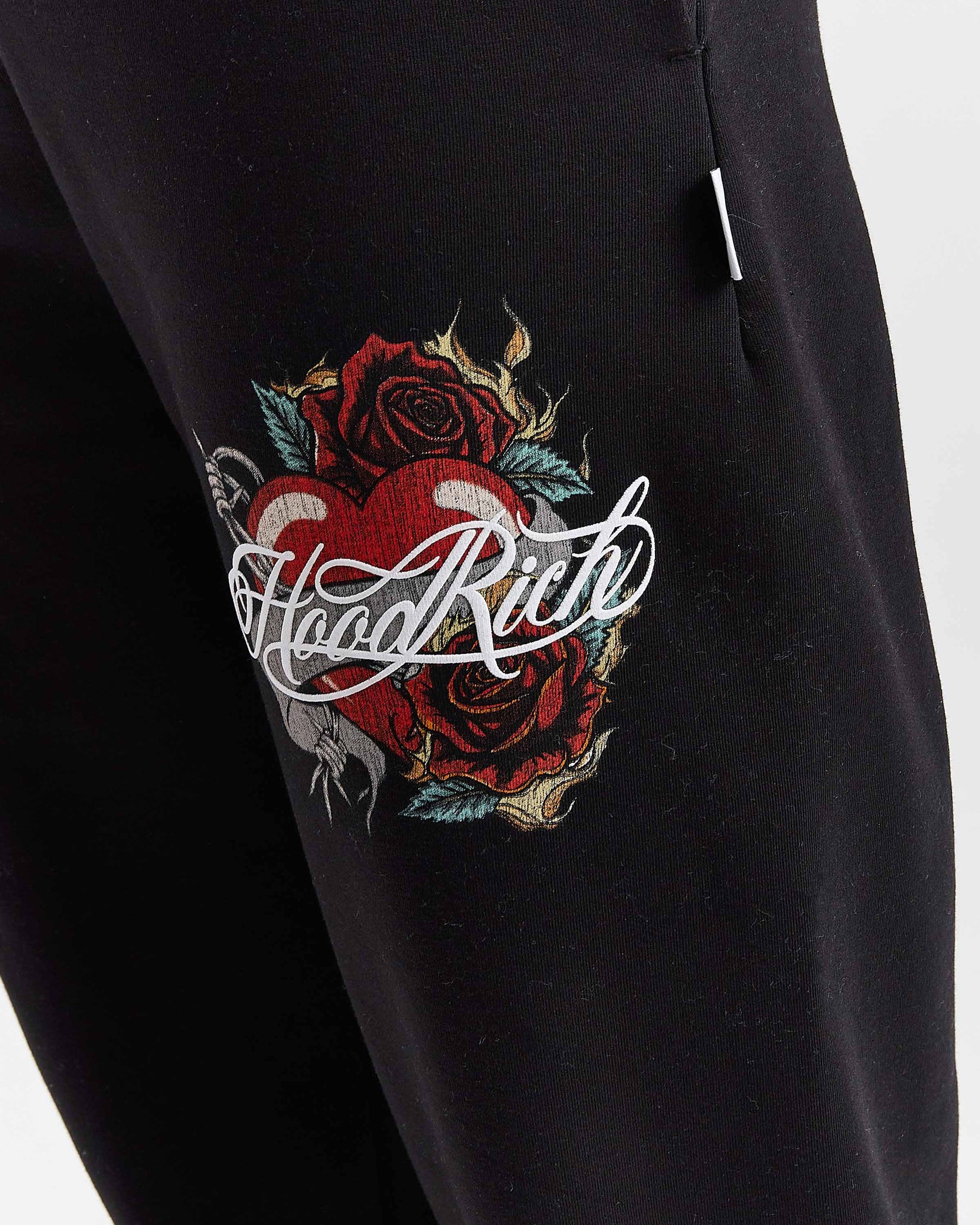 Vox Oversized Joggers - Black/Red