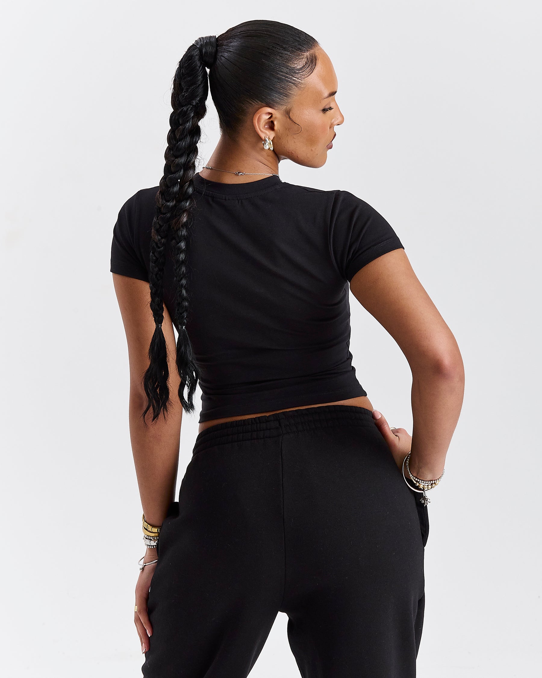 Vox Fitted Tee - Black/Red