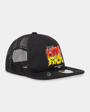 Tag Snapback Trucker Cap - Black/Red/Orange