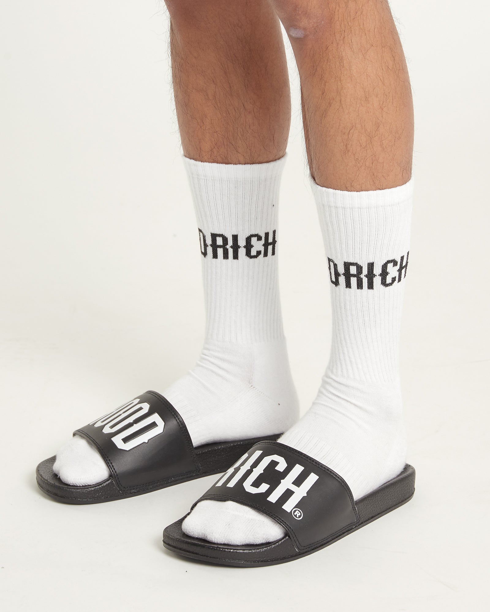 OG Core 3 Pack Crew Socks - White/Black