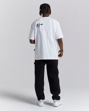 Galaxy Oversized T-Shirt - White/Black