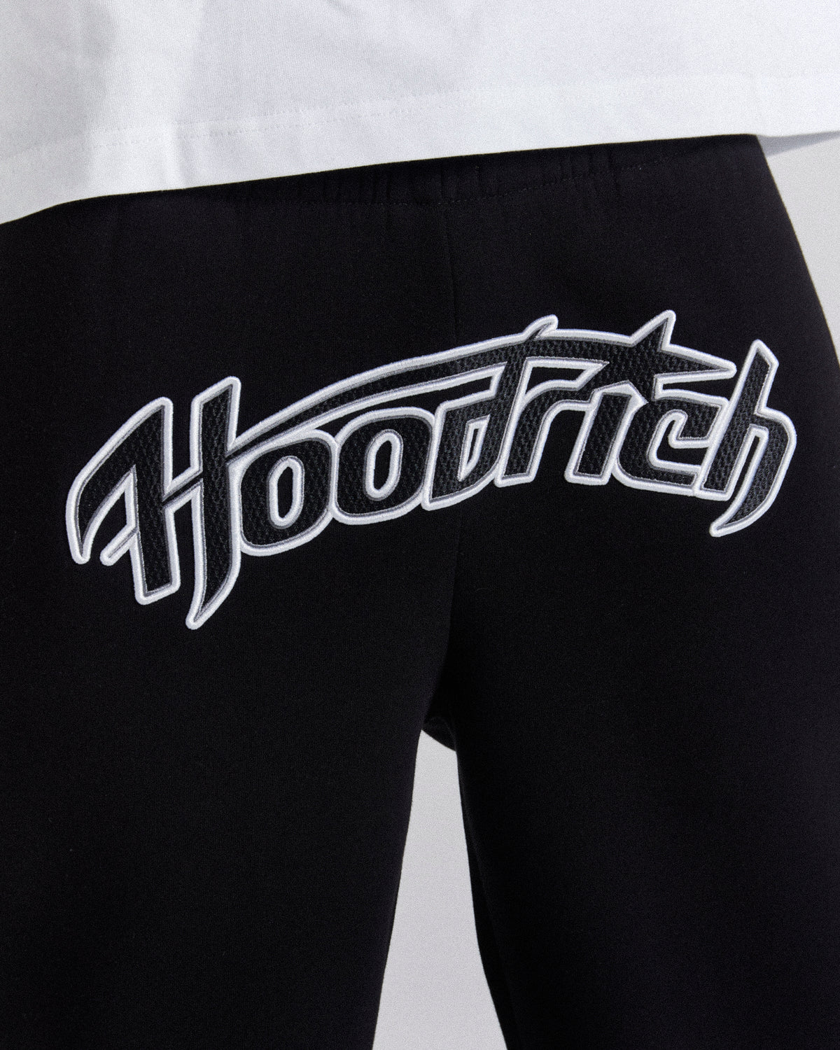 Galaxy Oversized Open Hem Jogger - Black/White/Red