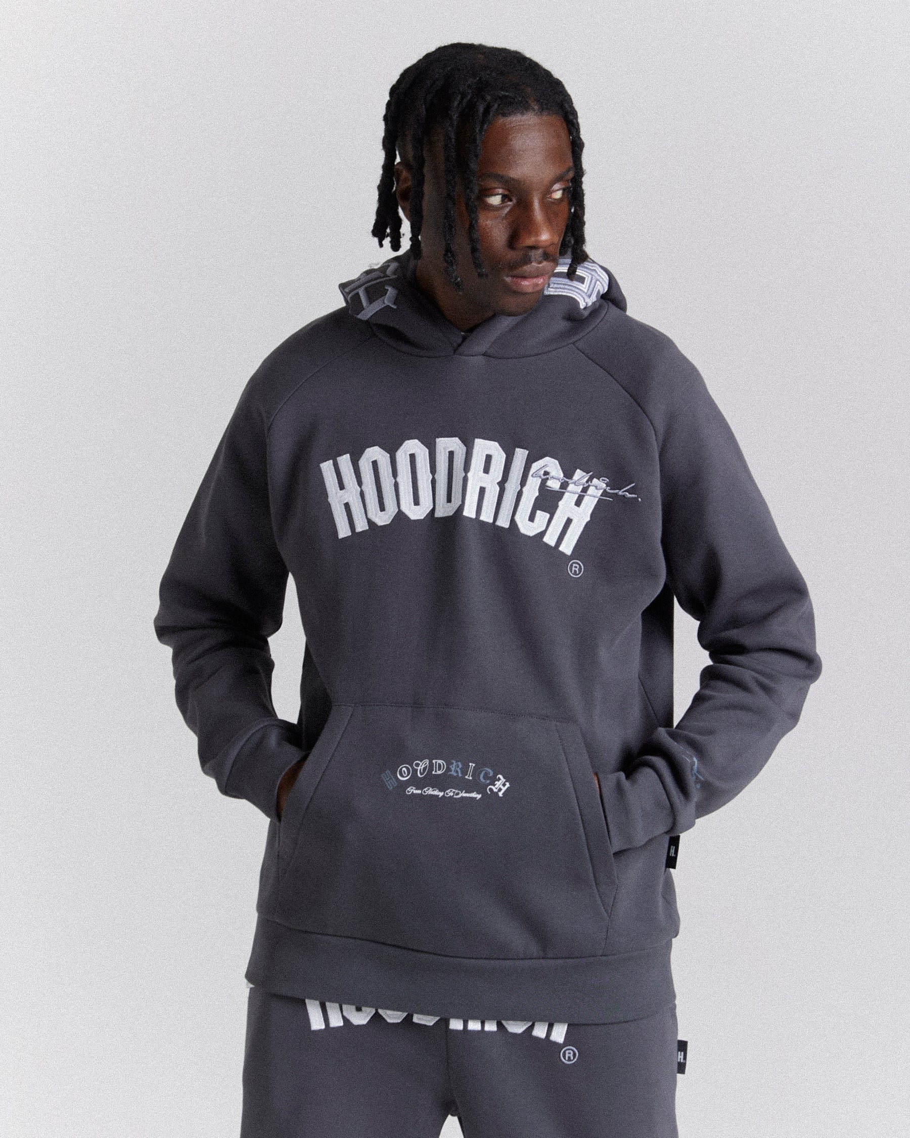 Heat Hoodie - Grey/White