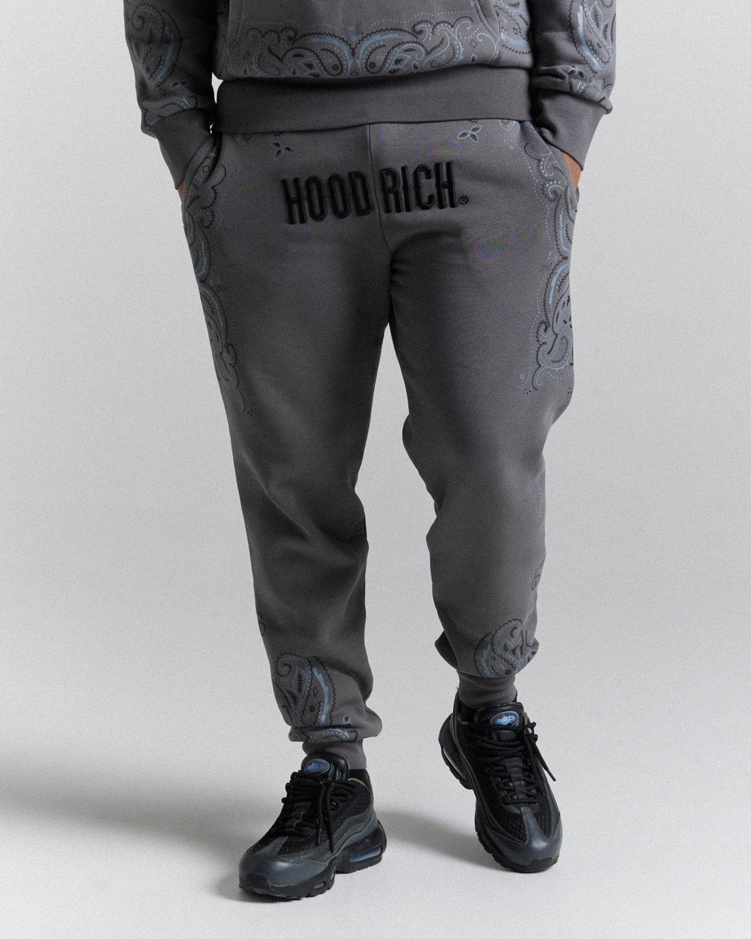 Motif Jogger - Grey/Black