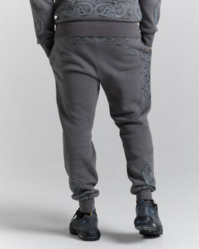 Motif Jogger - Dark Grey/Black