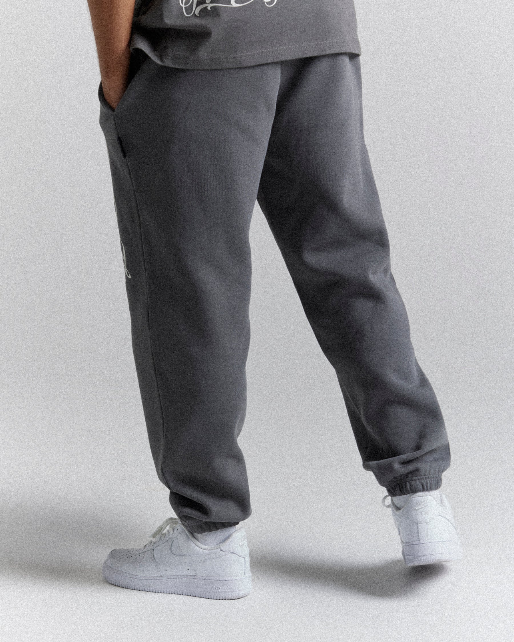 Legacy Oversized Jogger - Greys/White/Blue