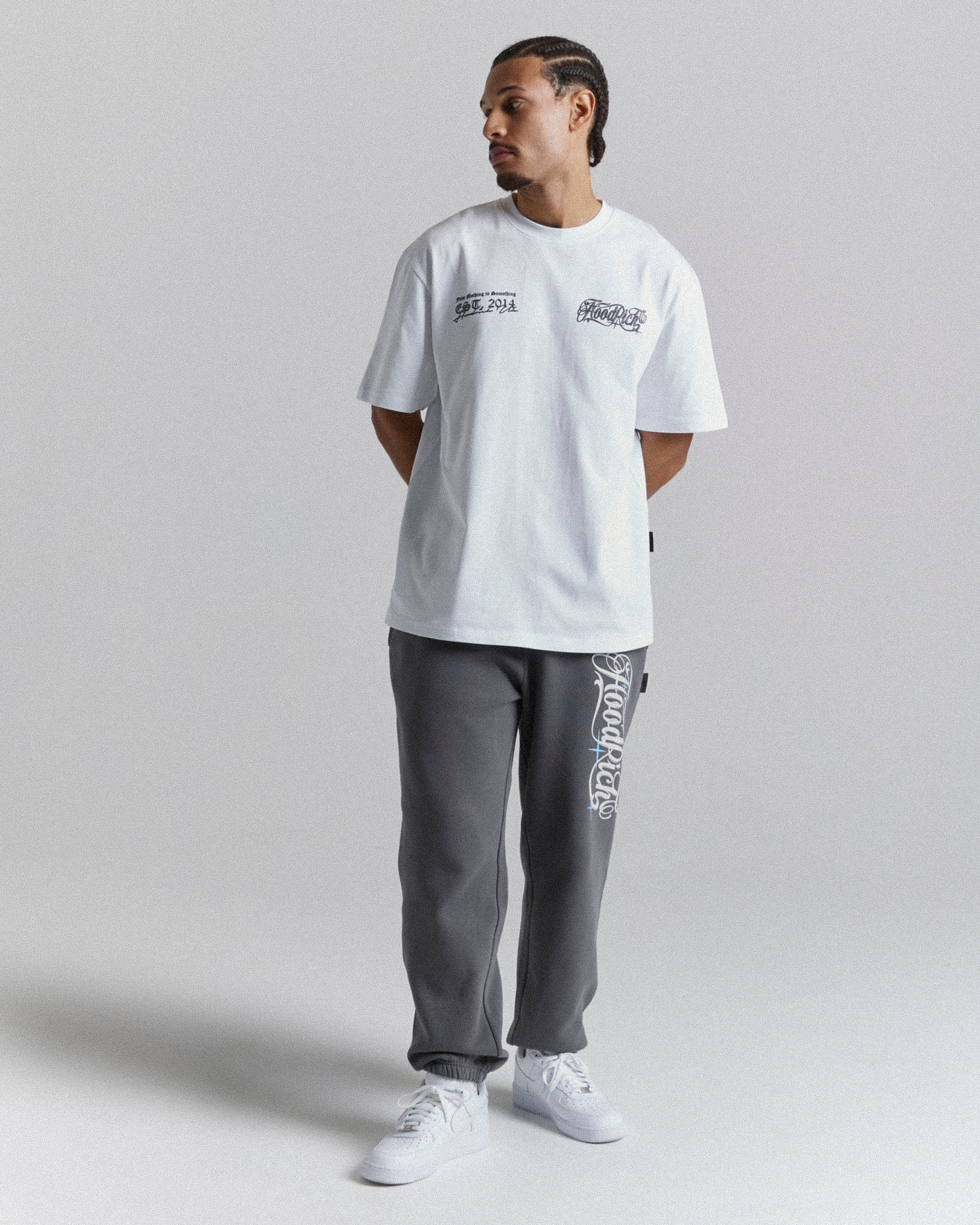 Legacy Oversized T-Shirt  - White/Grey