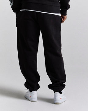 Tribal Oversized Joggers - Black/White/Grey