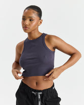 Surface Racer Back Tank Top - Grey