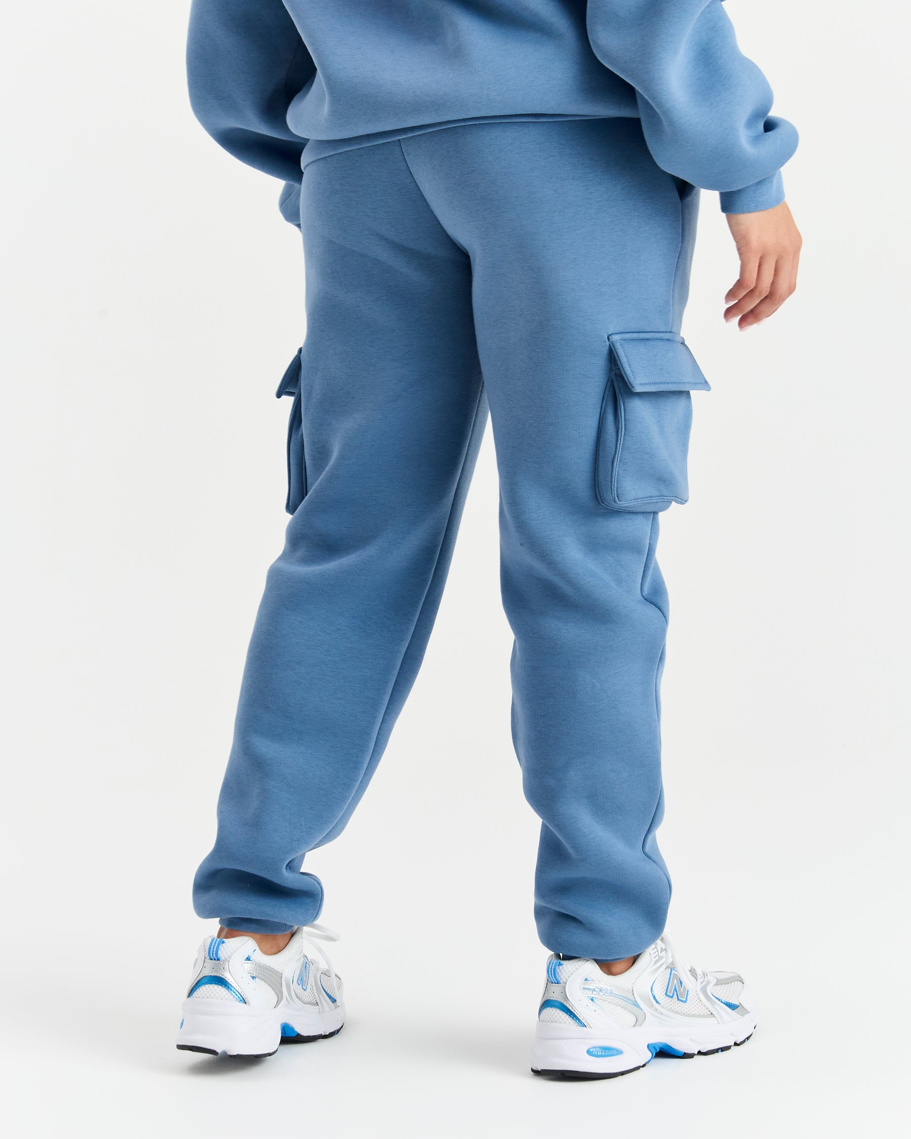 Luna Joggers - Blue/Cream