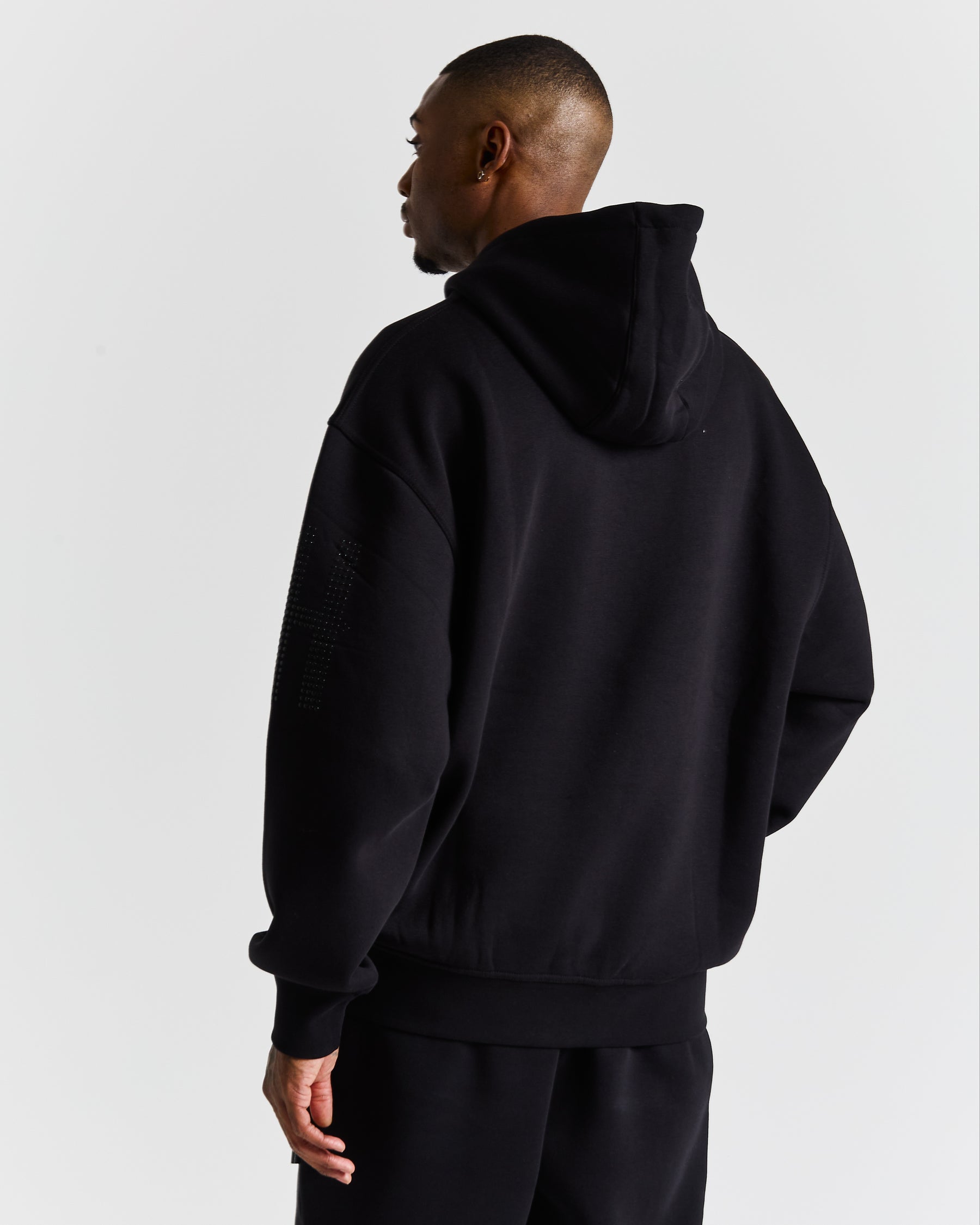 Grit Oversized Hoodie - Black