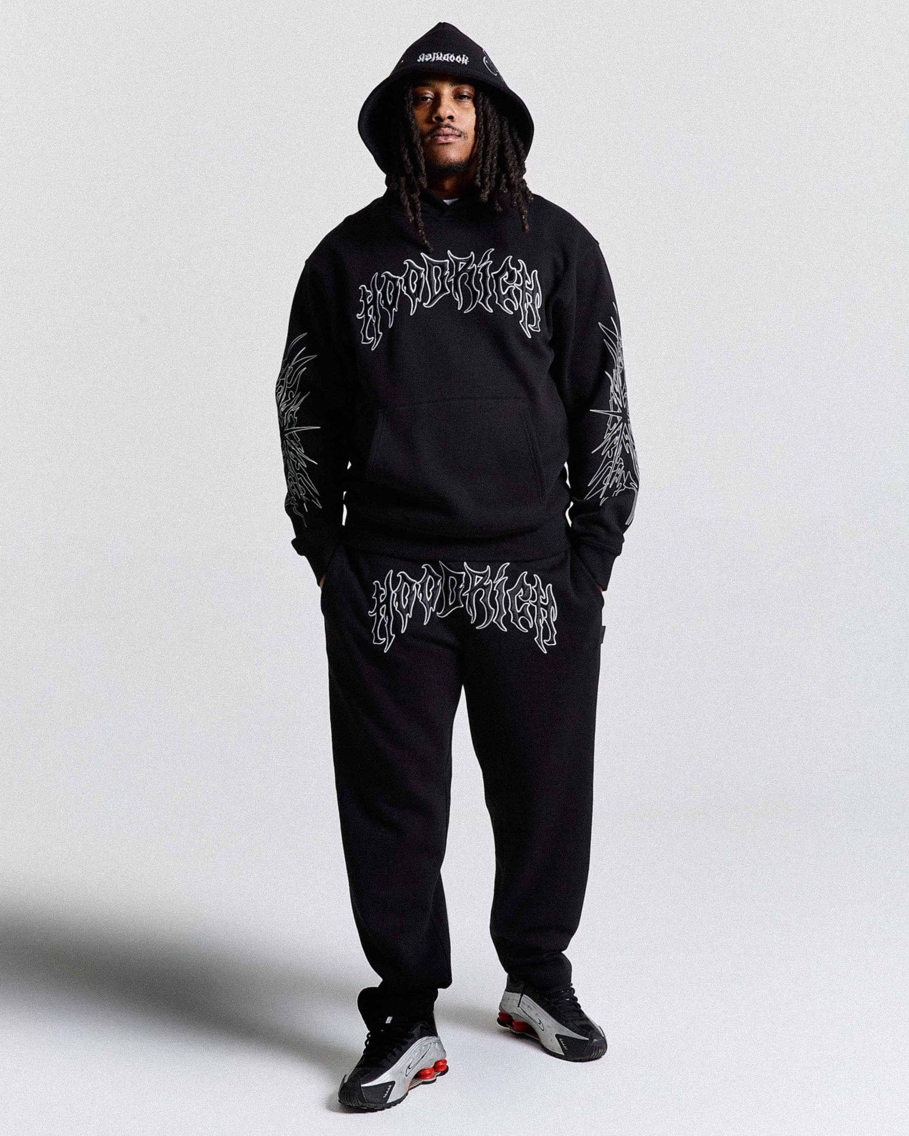 Spectral Oversized Joggers - Black/White