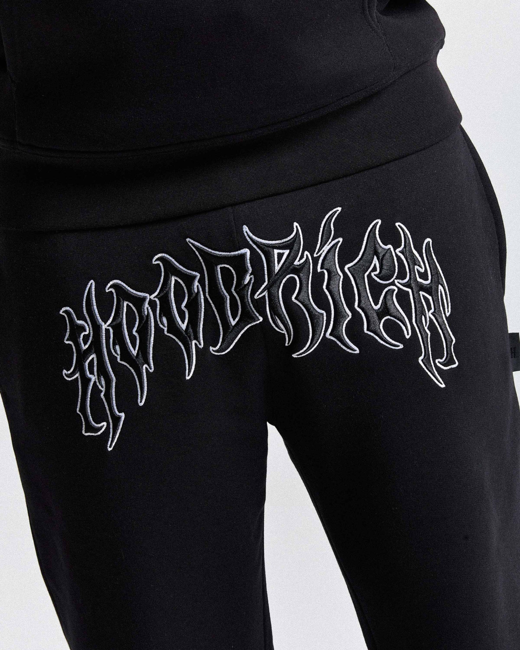 Spectral Oversized Joggers - Black/White