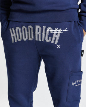 Stature Joggers - Navy/White